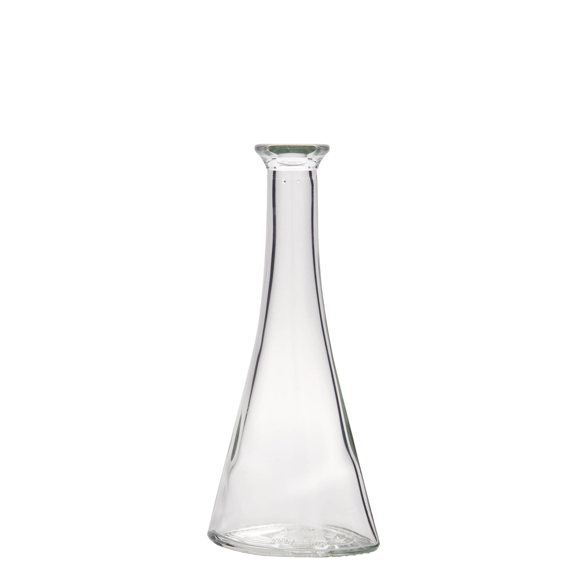 100 ml Glasflasche „Veronica“, halbrund, Mündung: Kork