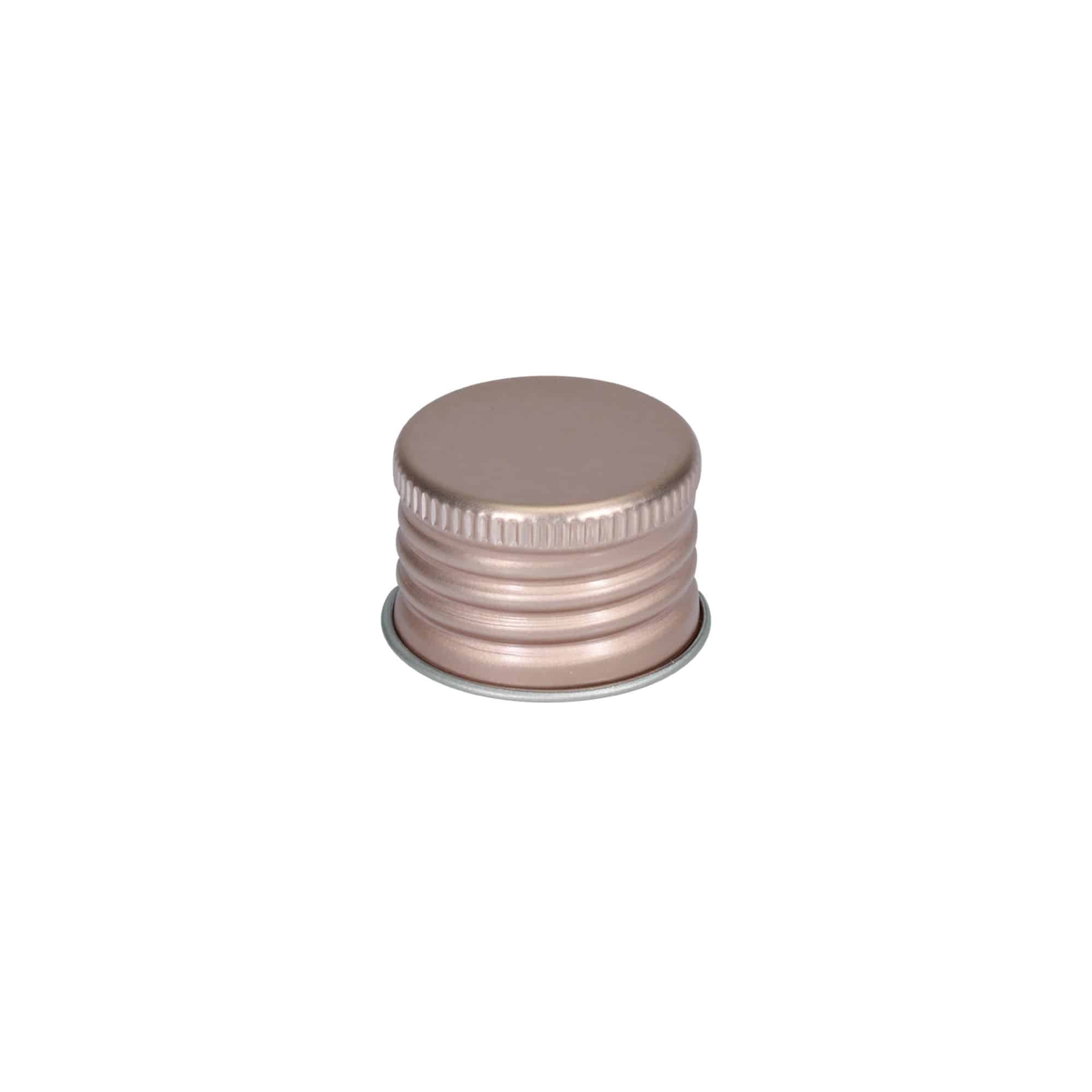 Schraubverschluss, Metall, rosa, für Mündung: 24/410