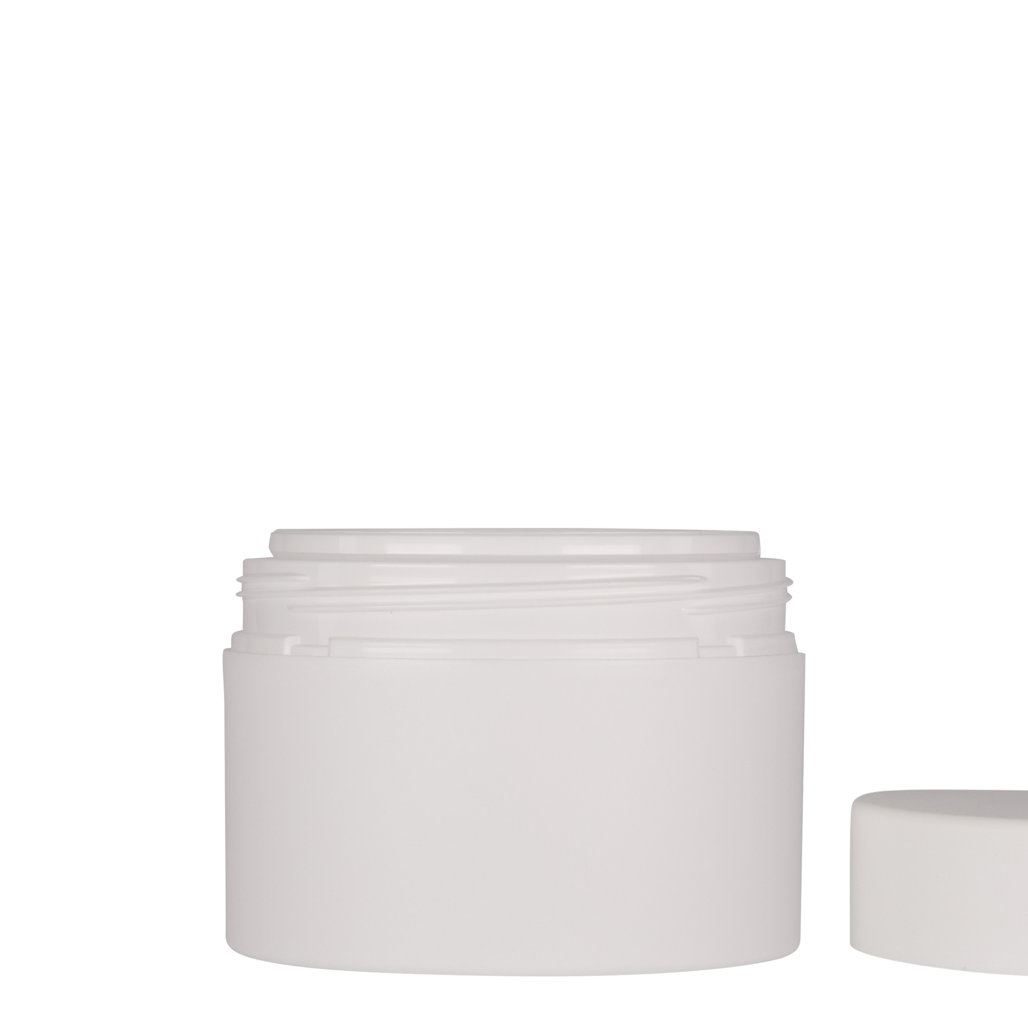 250 ml Kunststoffdose „Antonella“, PP, weiß, Mündung: Schraubverschluss