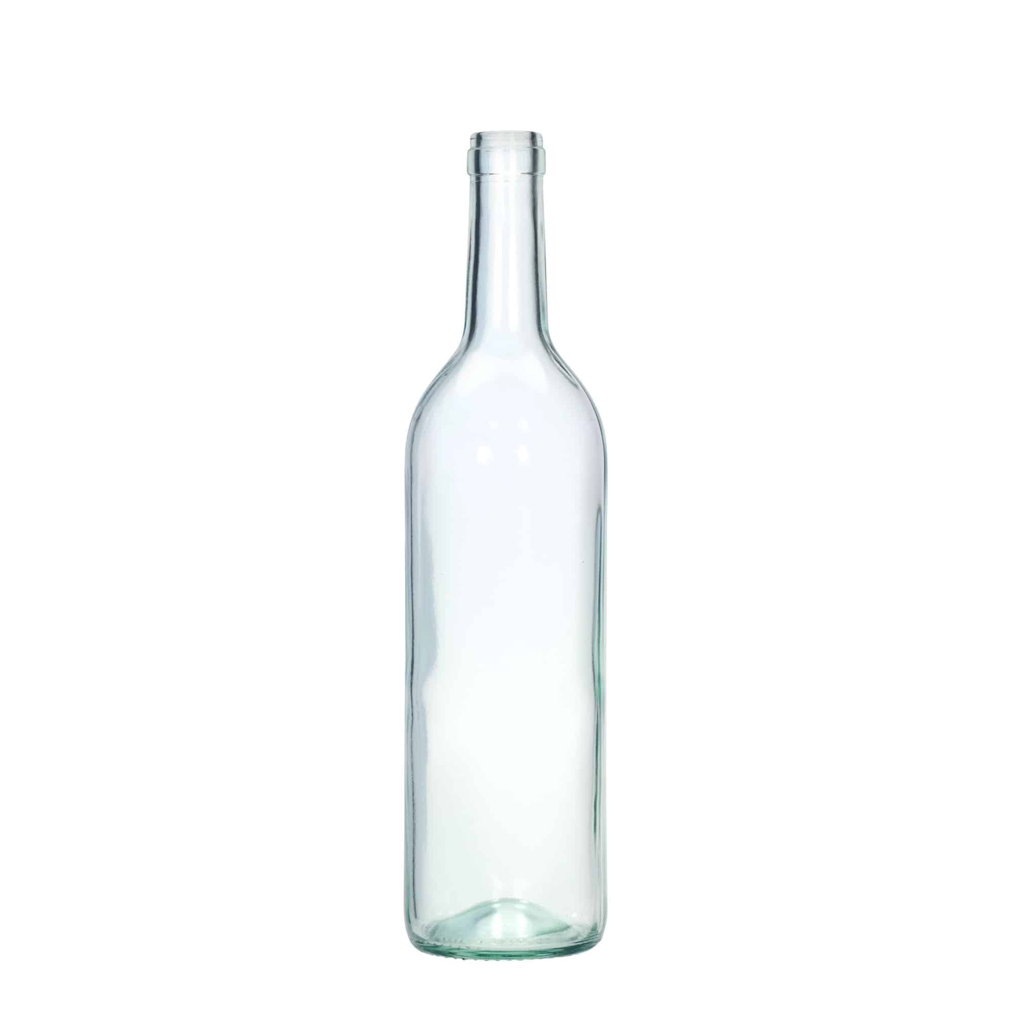 750 ml Glasflasche 'Bordeaux Tradition', Mündung: Kork 750 ml Glasflasche 'Bordeaux Tradition', Mündung: Kork