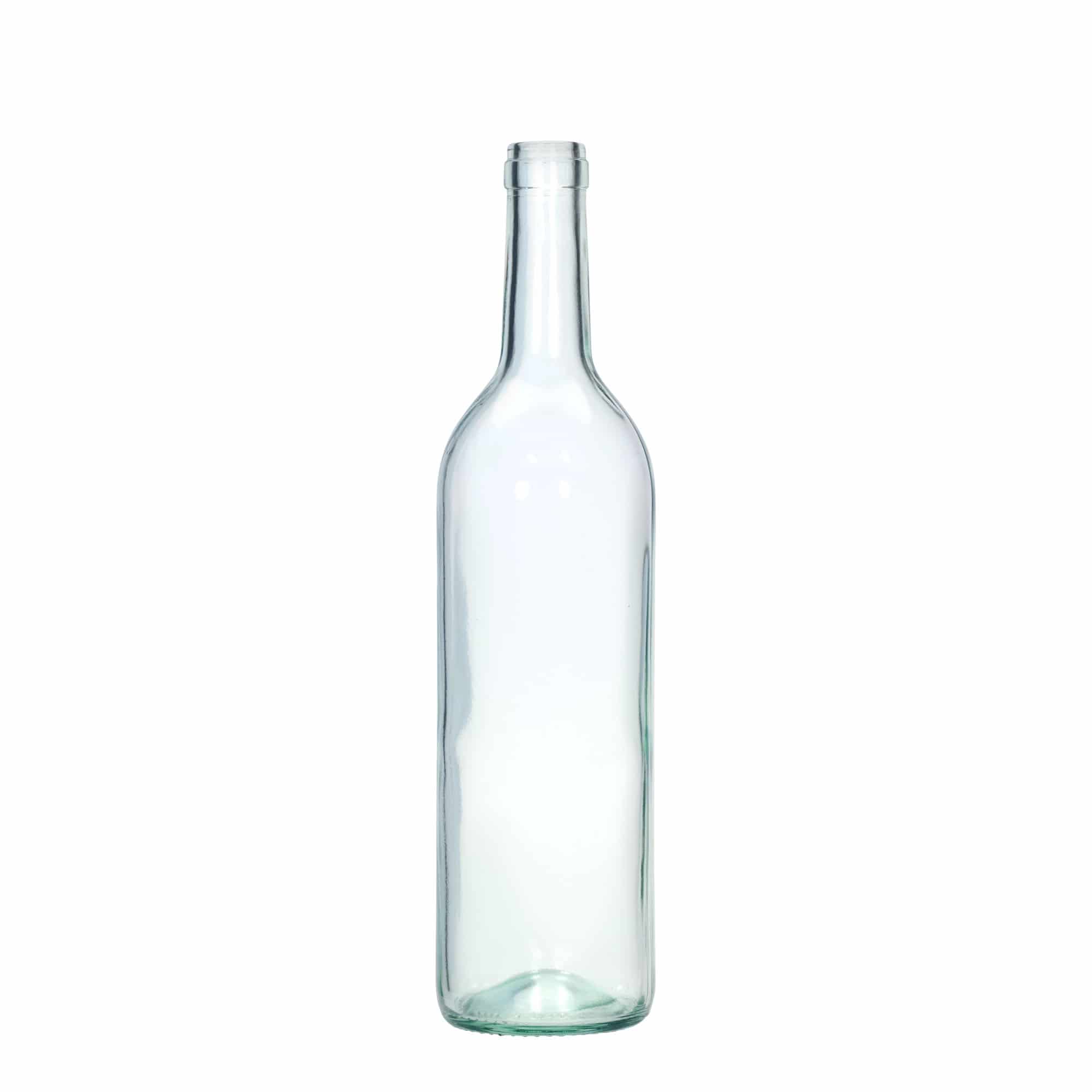 750 ml Glasflasche 'Bordeaux Tradition', Mündung: Kork