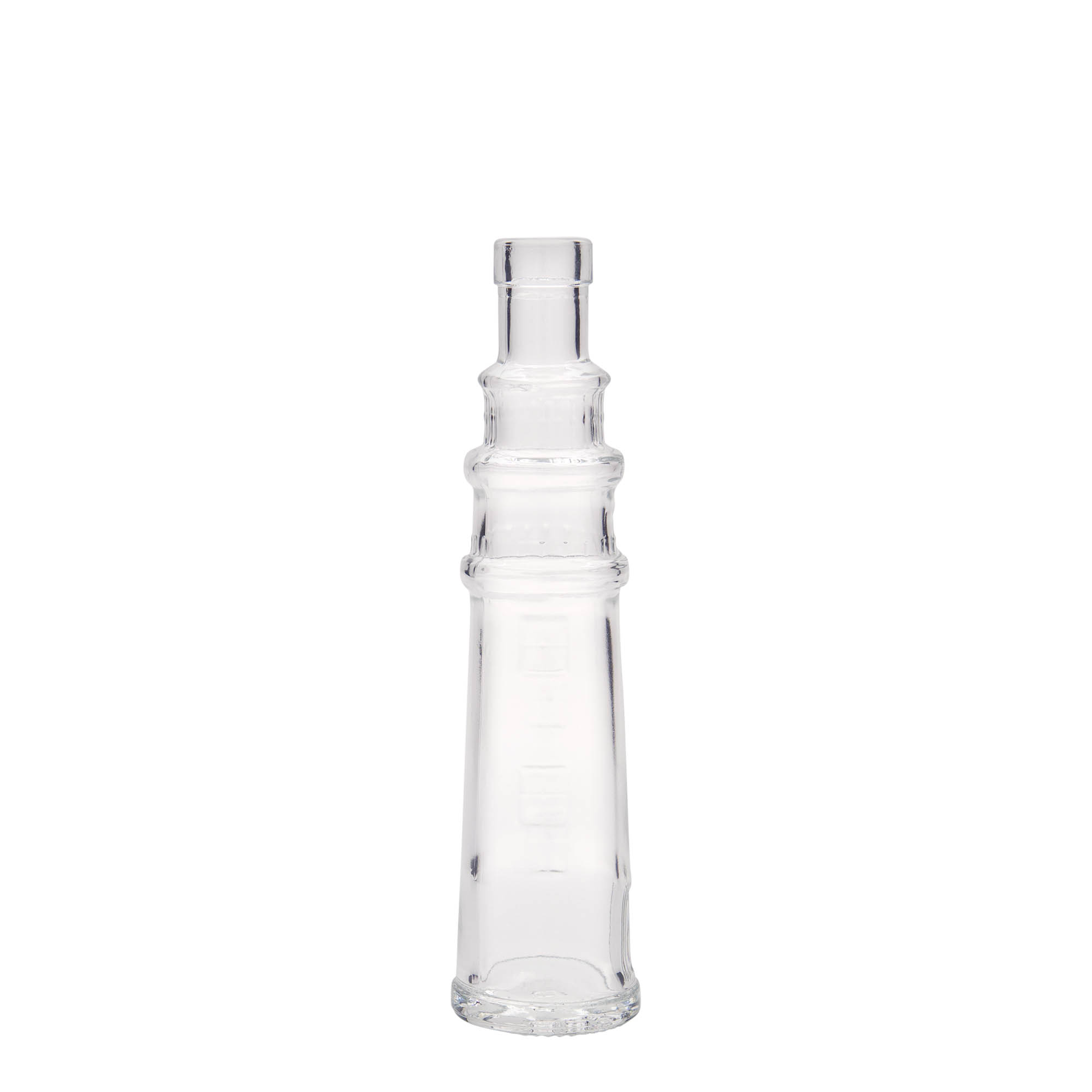 100 ml Glasflasche 'Leuchtturm', Mündung: Kork 100 ml Glasflasche 'Leuchtturm', Mündung: Kork