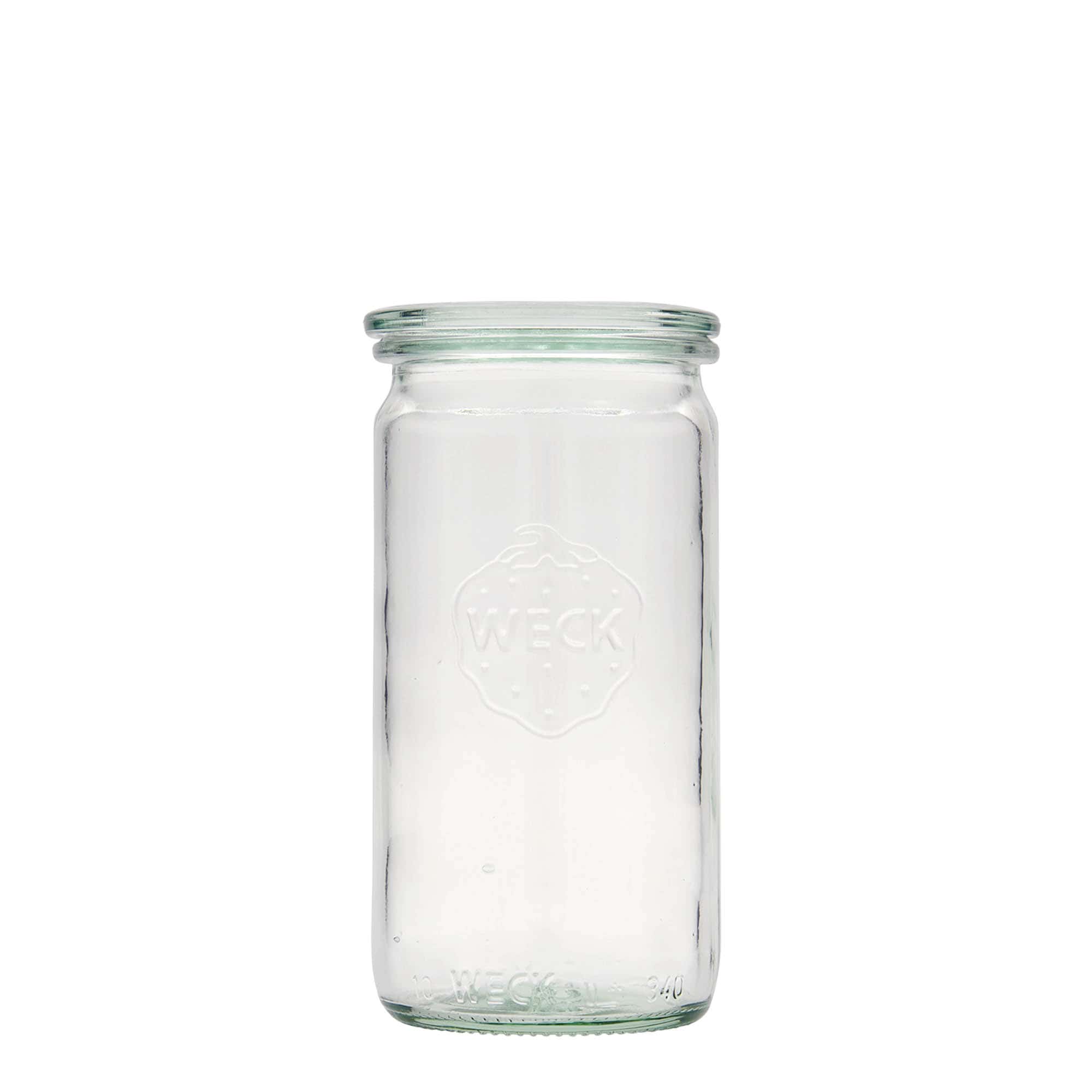 340 ml WECK-Zylinderglas, Mündung: Rundrand 340 ml WECK-Zylinderglas, Mündung: Rundrand