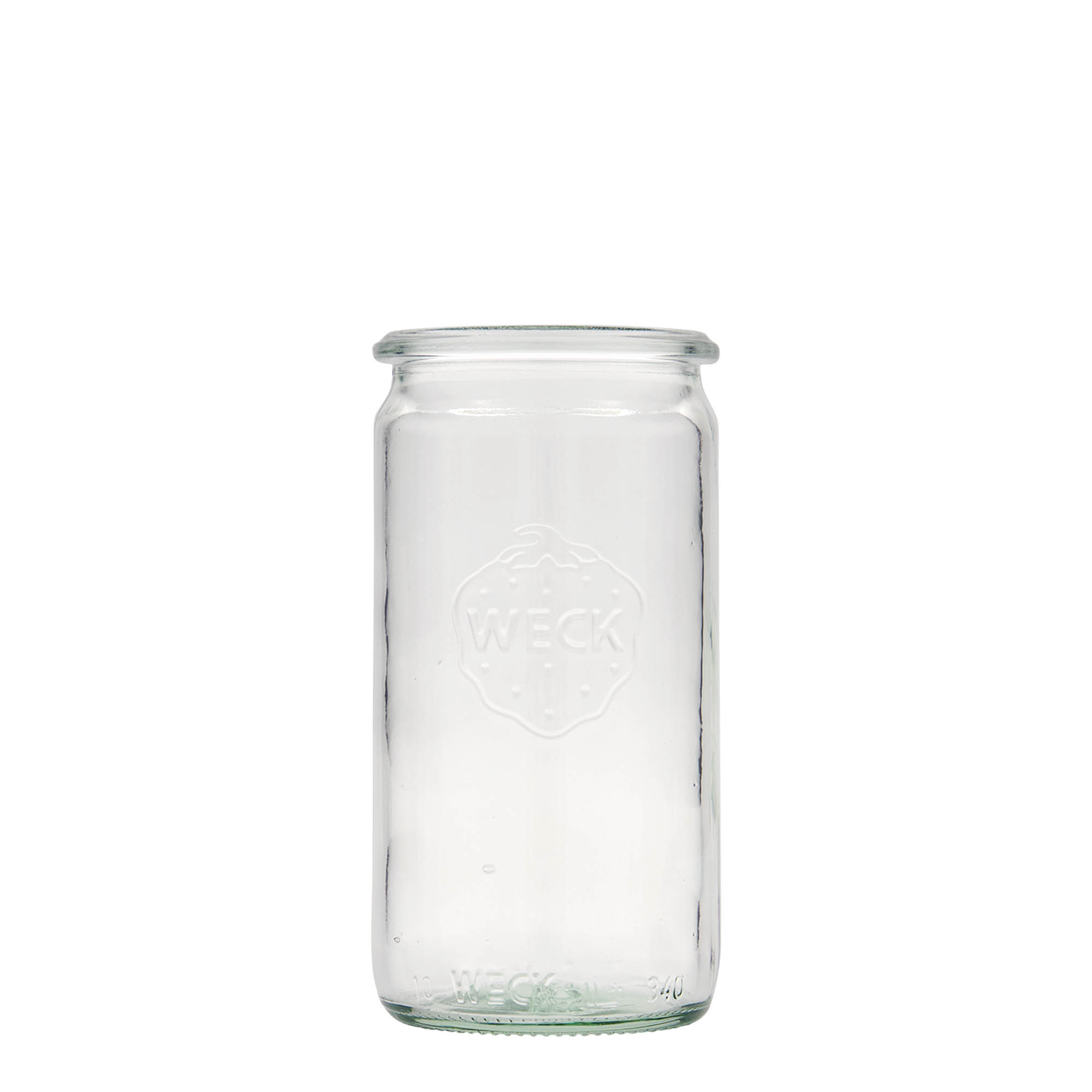 340 ml WECK-Zylinderglas, Mündung: Rundrand 340 ml WECK-Zylinderglas, Mündung: Rundrand