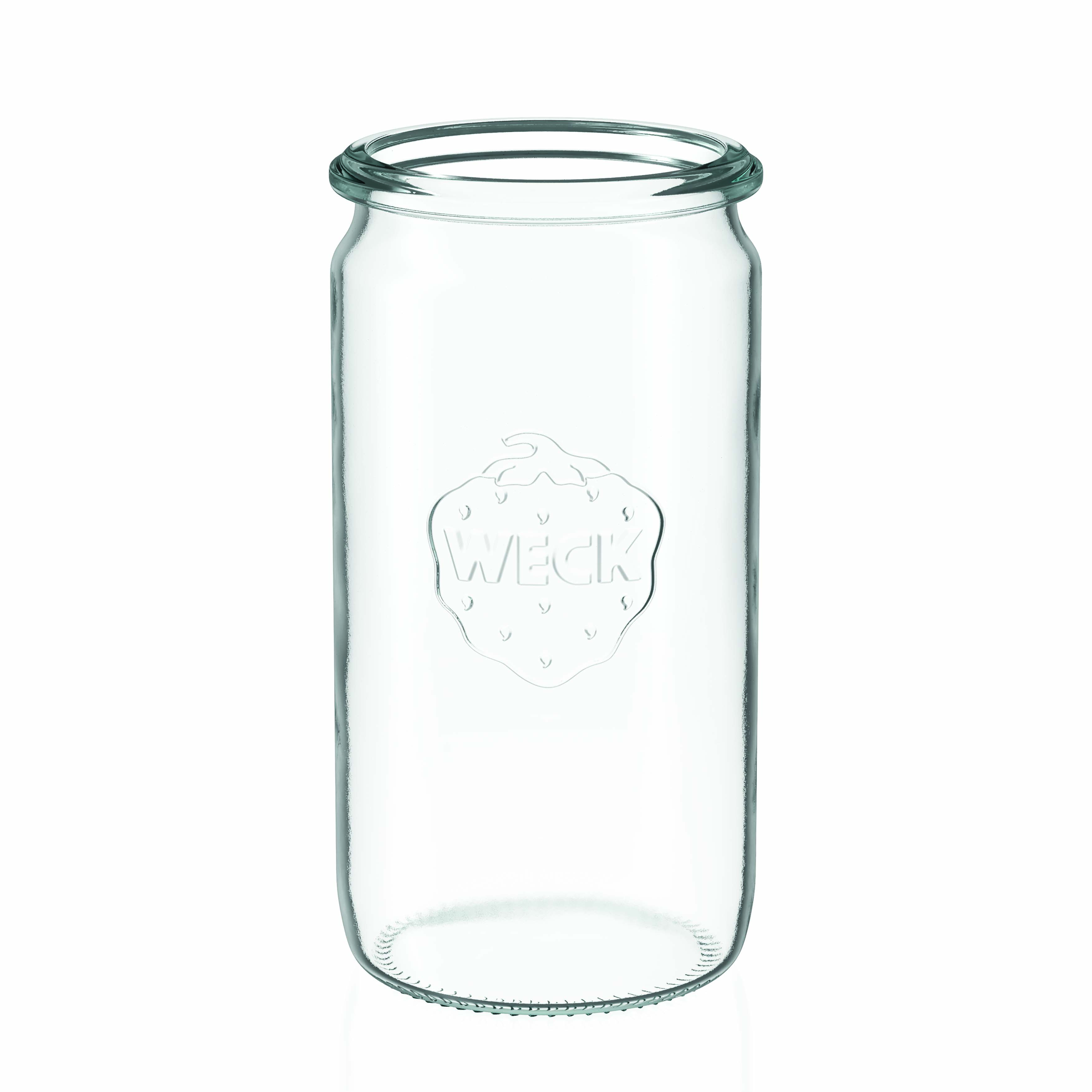 340 ml WECK-Zylinderglas, Mündung: Rundrand