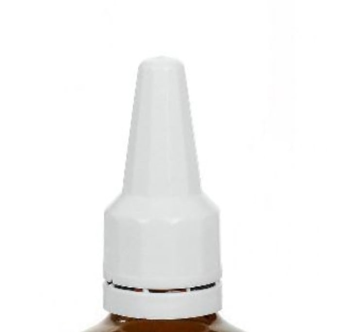 Schraubverschluss mit Applikator, PE-Kunststoff, weiß, für Mündung: DIN 18 Schraubverschluss mit Applikator, PE-Kunststoff, weiß, für Mündung: DIN 18