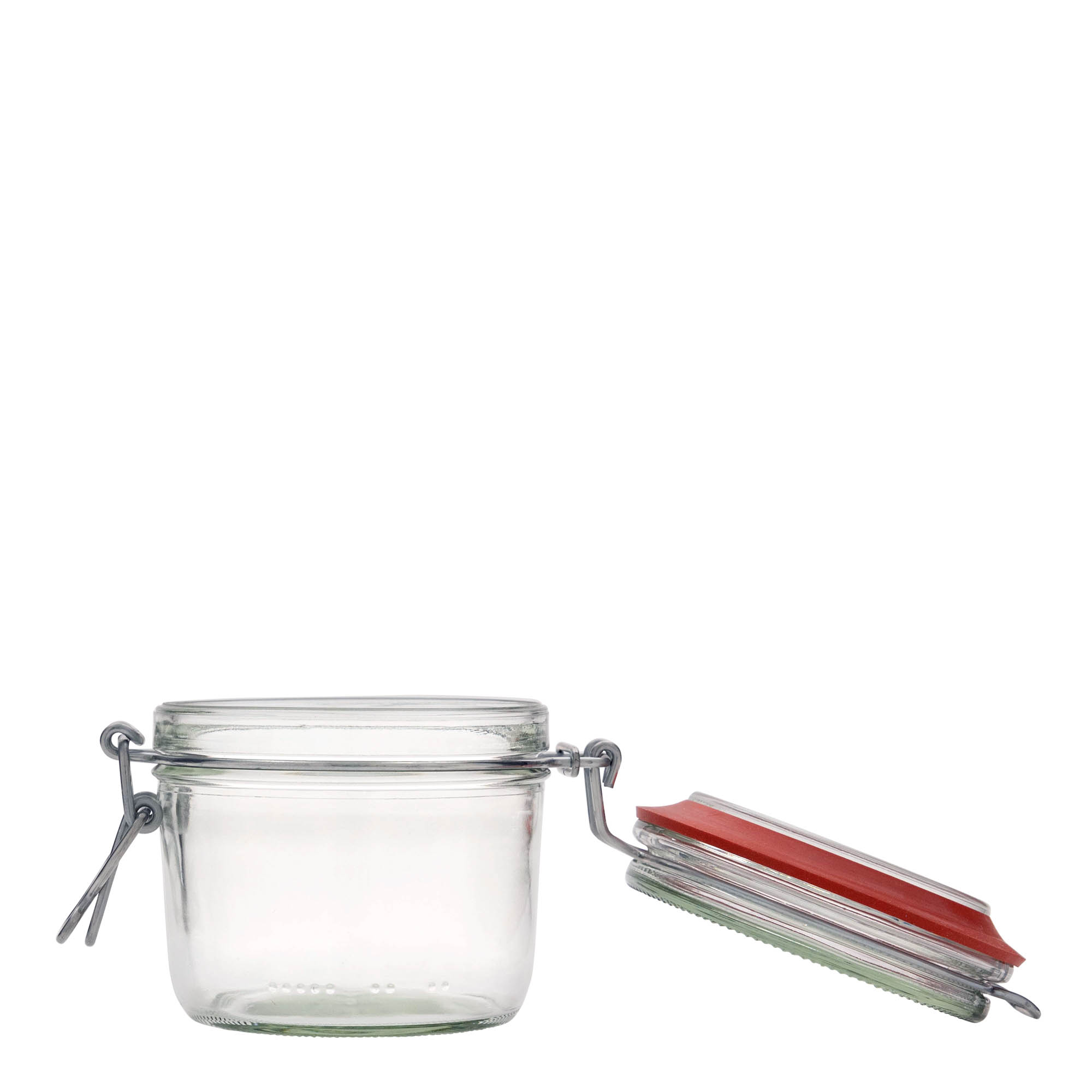 400 ml flaches Drahtbügelglas, Mündung: Drahtbügelverschluss 400 ml flaches Drahtbügelglas, Mündung: Drahtbügelverschluss