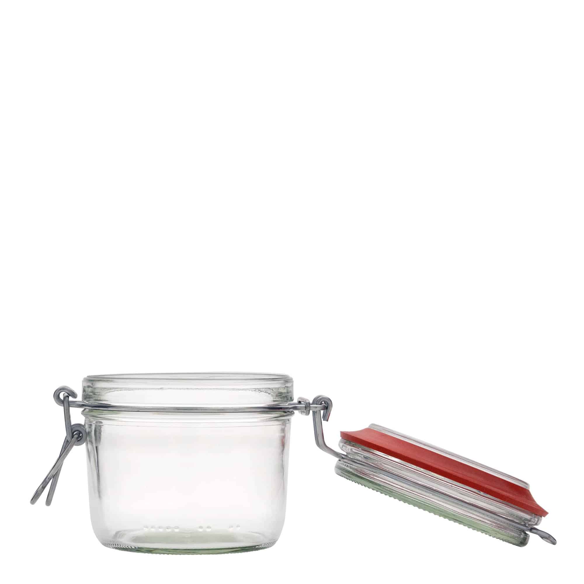 400 ml flaches Drahtbügelglas, Mündung: Drahtbügelverschluss 400 ml flaches Drahtbügelglas, Mündung: Drahtbügelverschluss