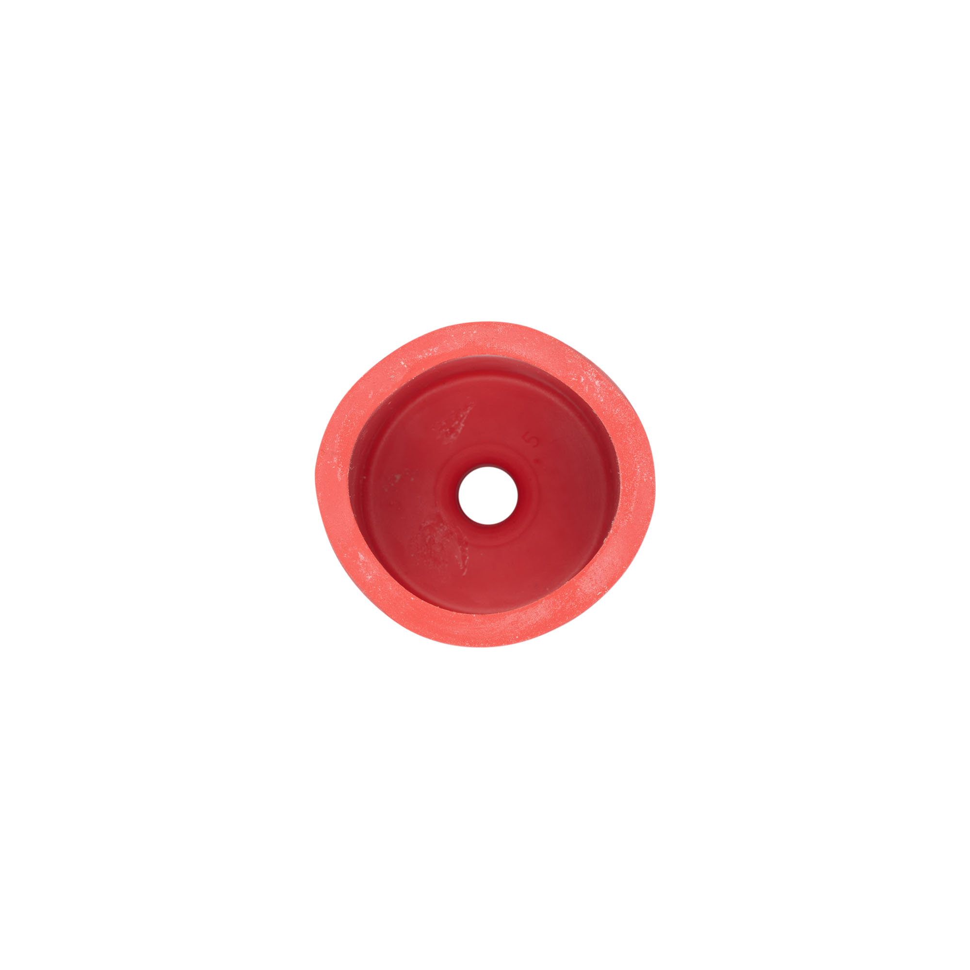 Gärkappe Typ 3, Gummi, rot