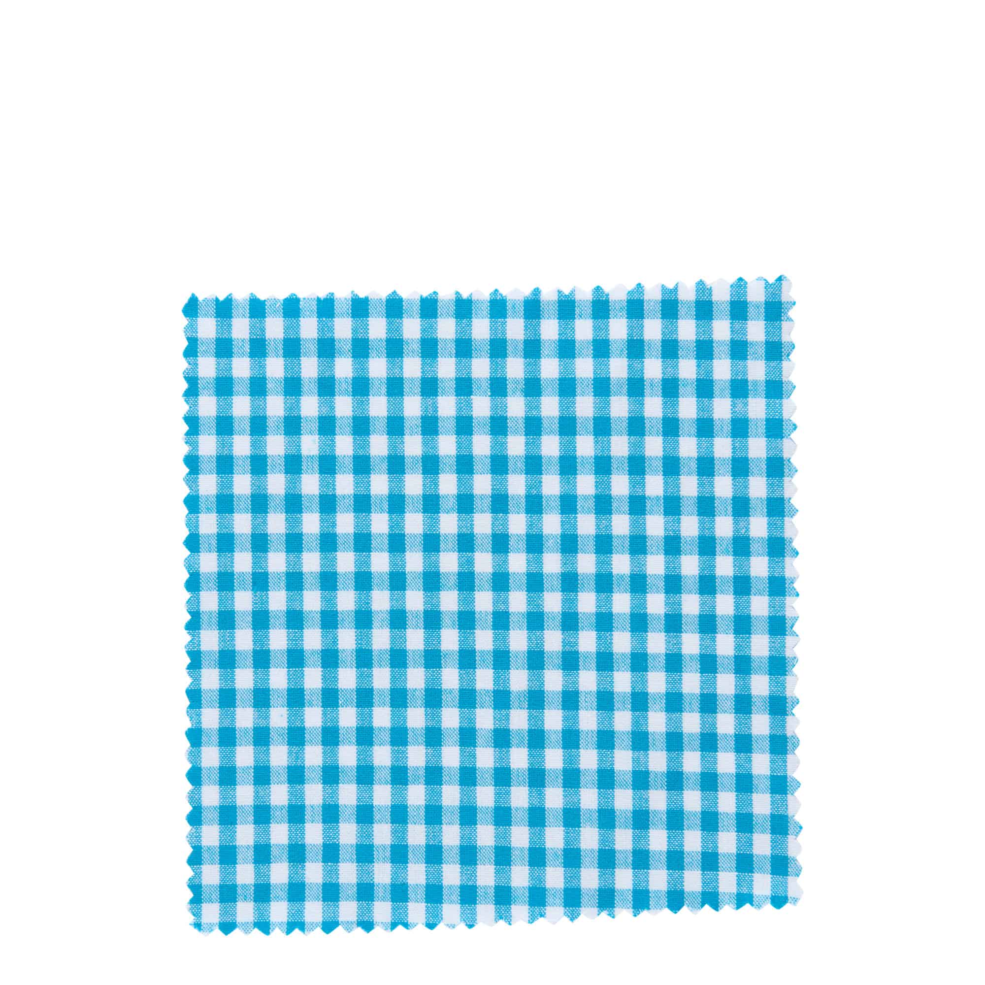 Stoffdeckchen kariert 15x15, quadratisch, Textil, petrol, Mündung: TO58-TO82