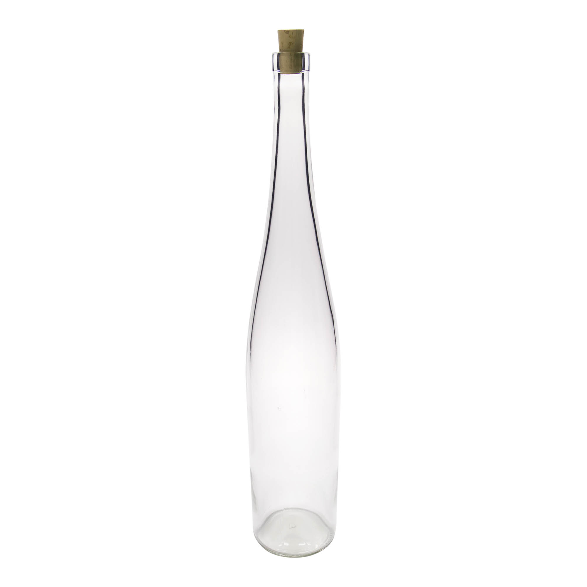 1.500 ml Glasflasche „Weinschlegel“, Mündung: Kork