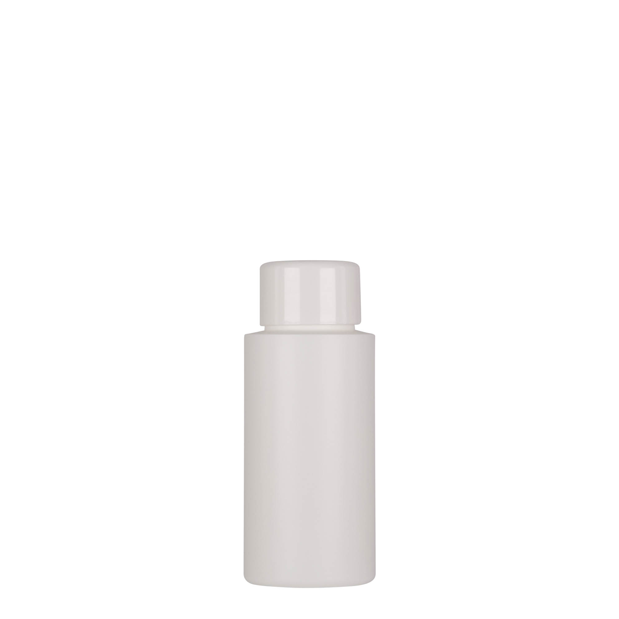 50 ml Kunststoffflasche 'Pipe', Green HDPE, weiß, Mündung: 24/410 50 ml Kunststoffflasche 'Pipe', Green HDPE, weiß, Mündung: 24/410