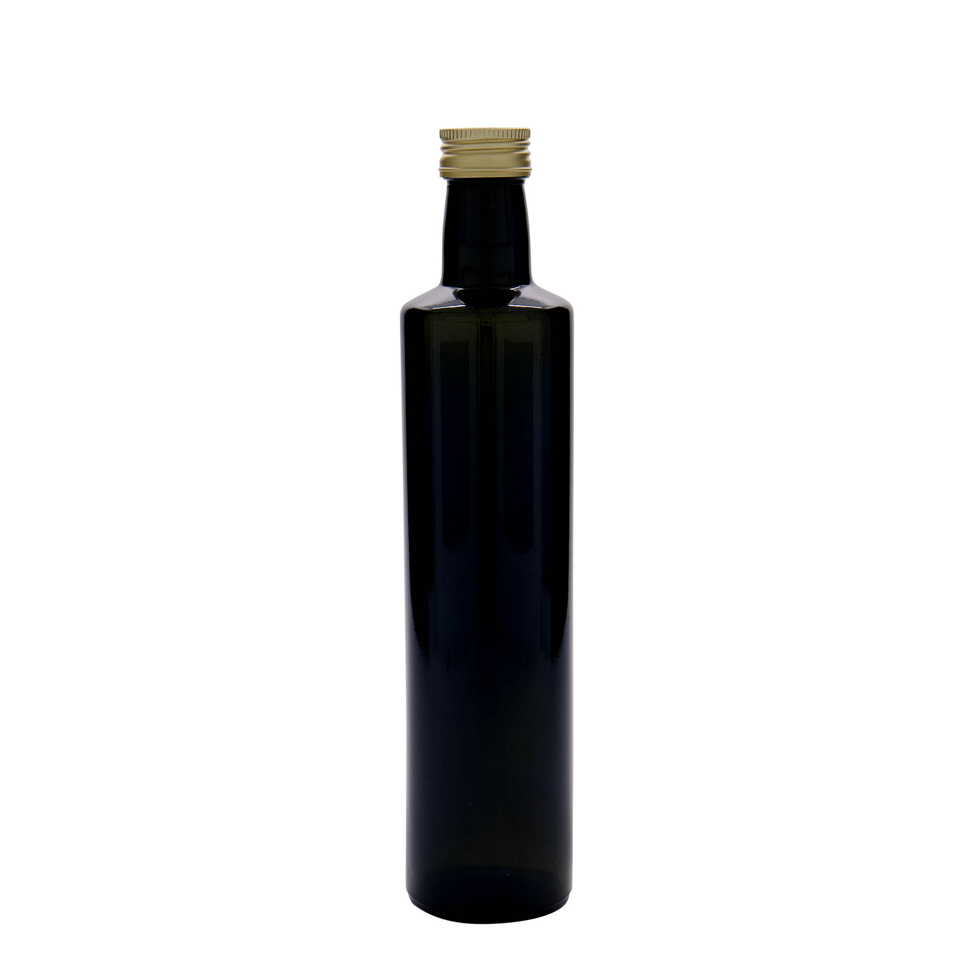 500 ml Glasflasche „Dorica“, antikgrün, Mündung: PP 31,5