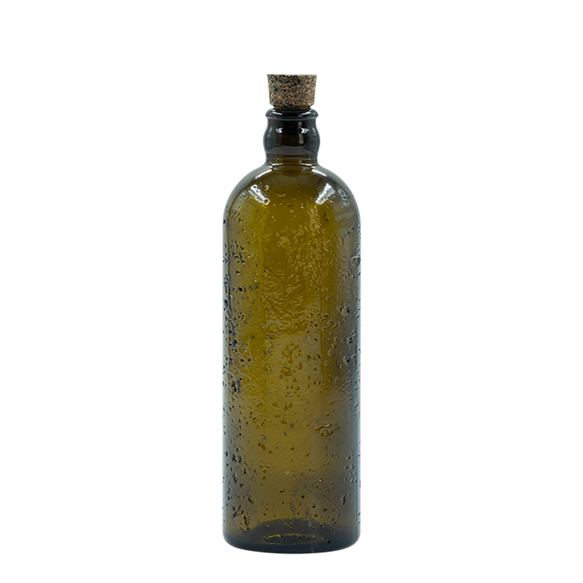 500 ml Wildly Crafted Glasflasche 'Bobber Jr', braun, Mündung: Kork 500 ml Wildly Crafted Glasflasche 'Bobber Jr', braun, Mündung: Kork