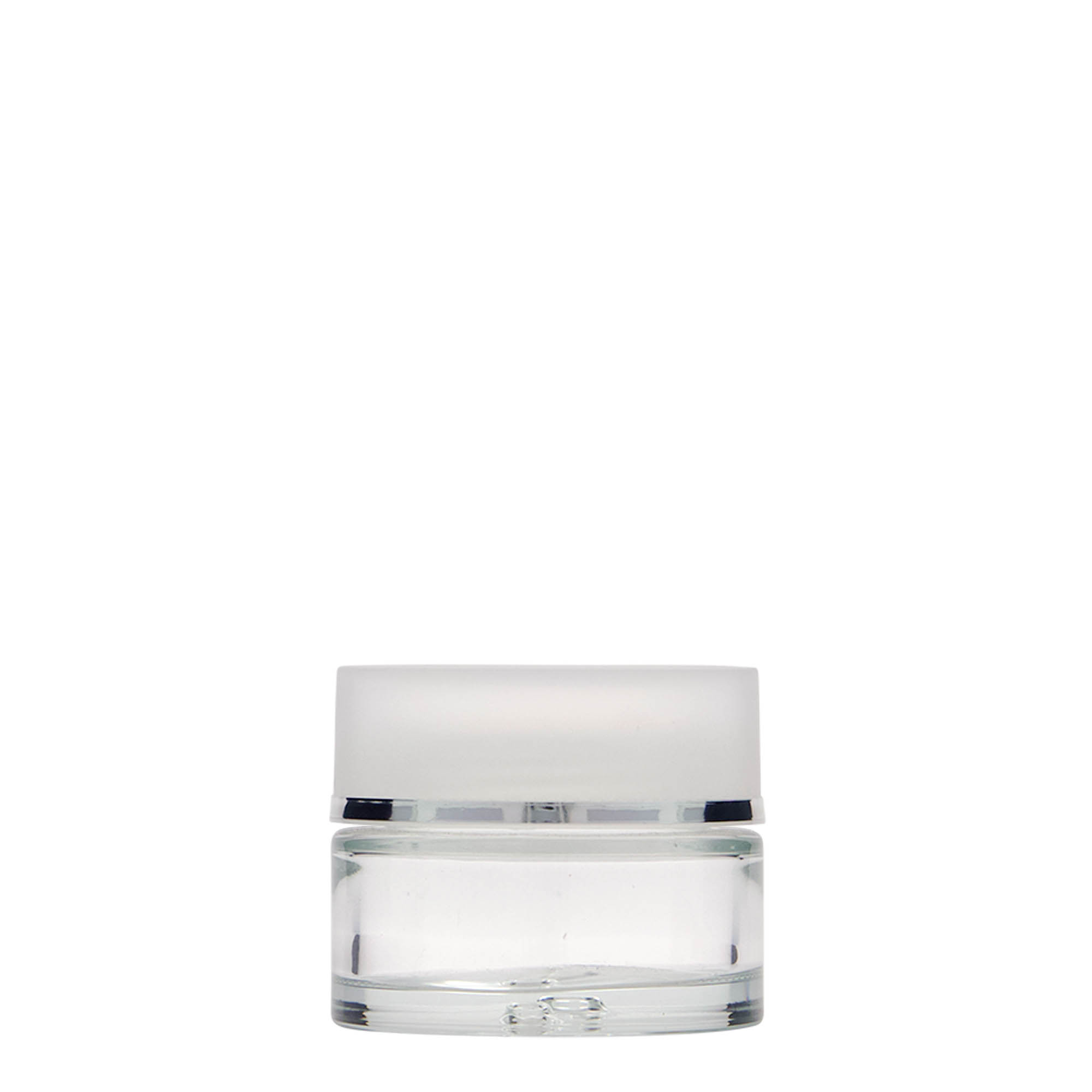 30 ml Tiegel 'Clear Edition', Glas, Mündung: Schraubverschluss