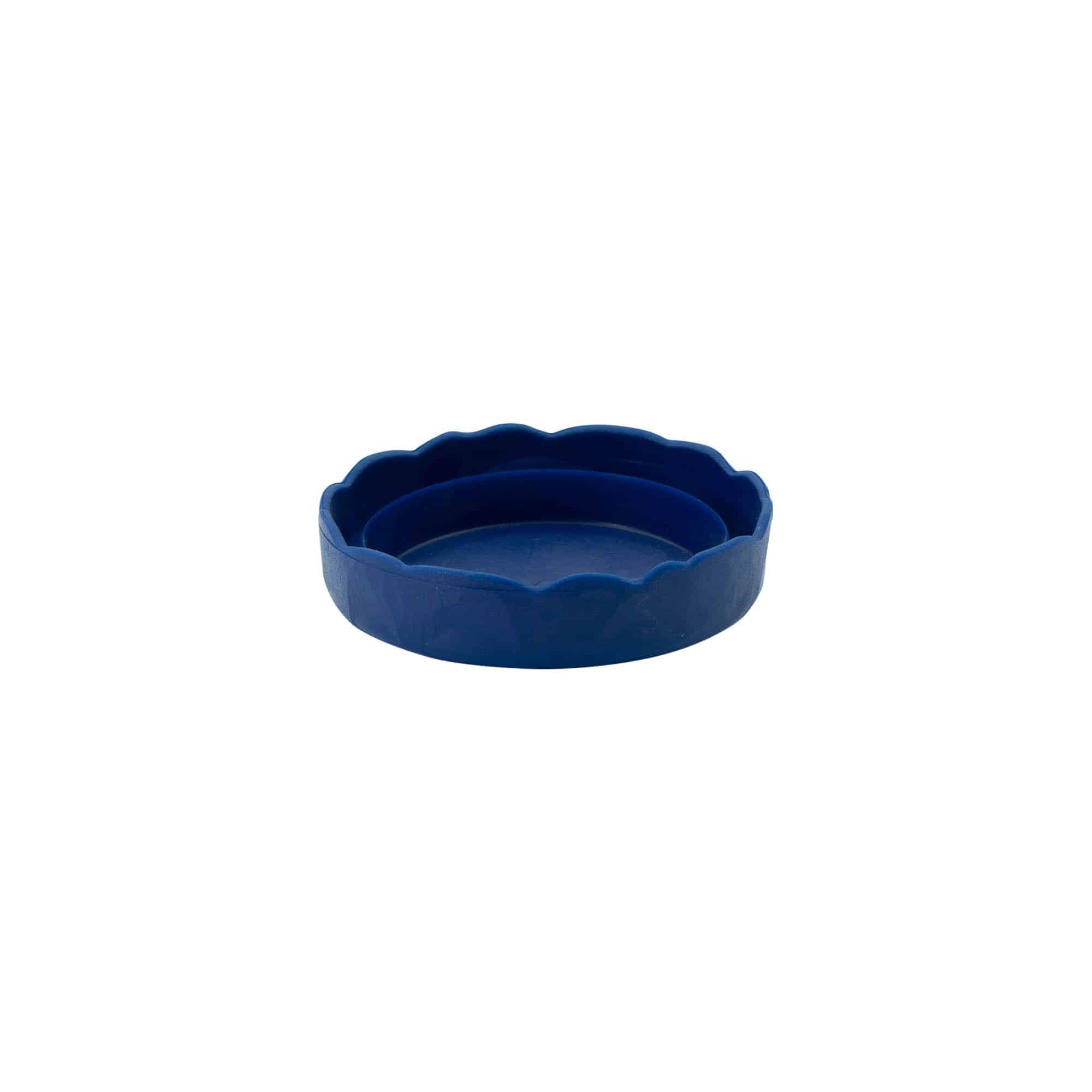 Stülpdeckel für Enghals-Keramiktopf, HDPE-Kunststoff, blau Stülpdeckel für Enghals-Keramiktopf, HDPE-Kunststoff, blau