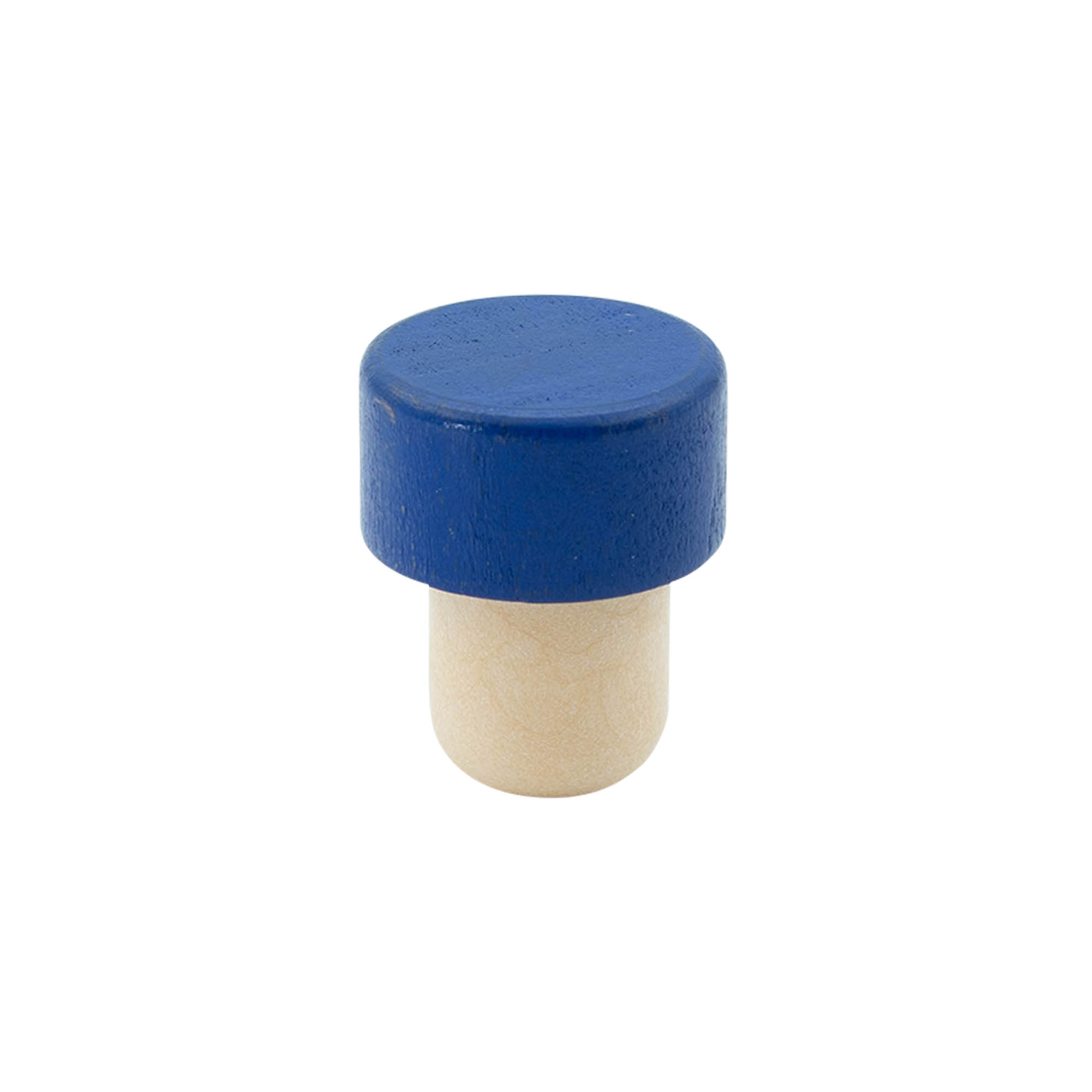 Griffkorken 19 mm, Holz/Kunststoff, blau, für Mündung: Kork Griffkorken 19 mm, Holz/Kunststoff, blau, für Mündung: Kork