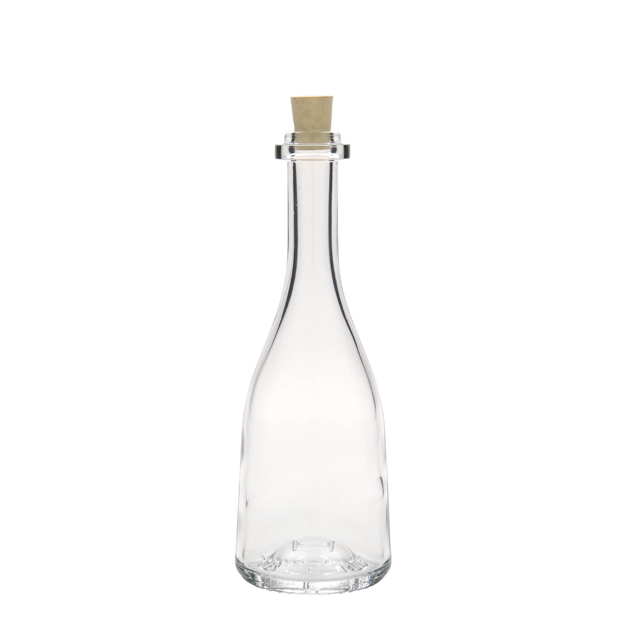 200 ml Glasflasche 'Rustica', Mündung: Kork 200 ml Glasflasche 'Rustica', Mündung: Kork