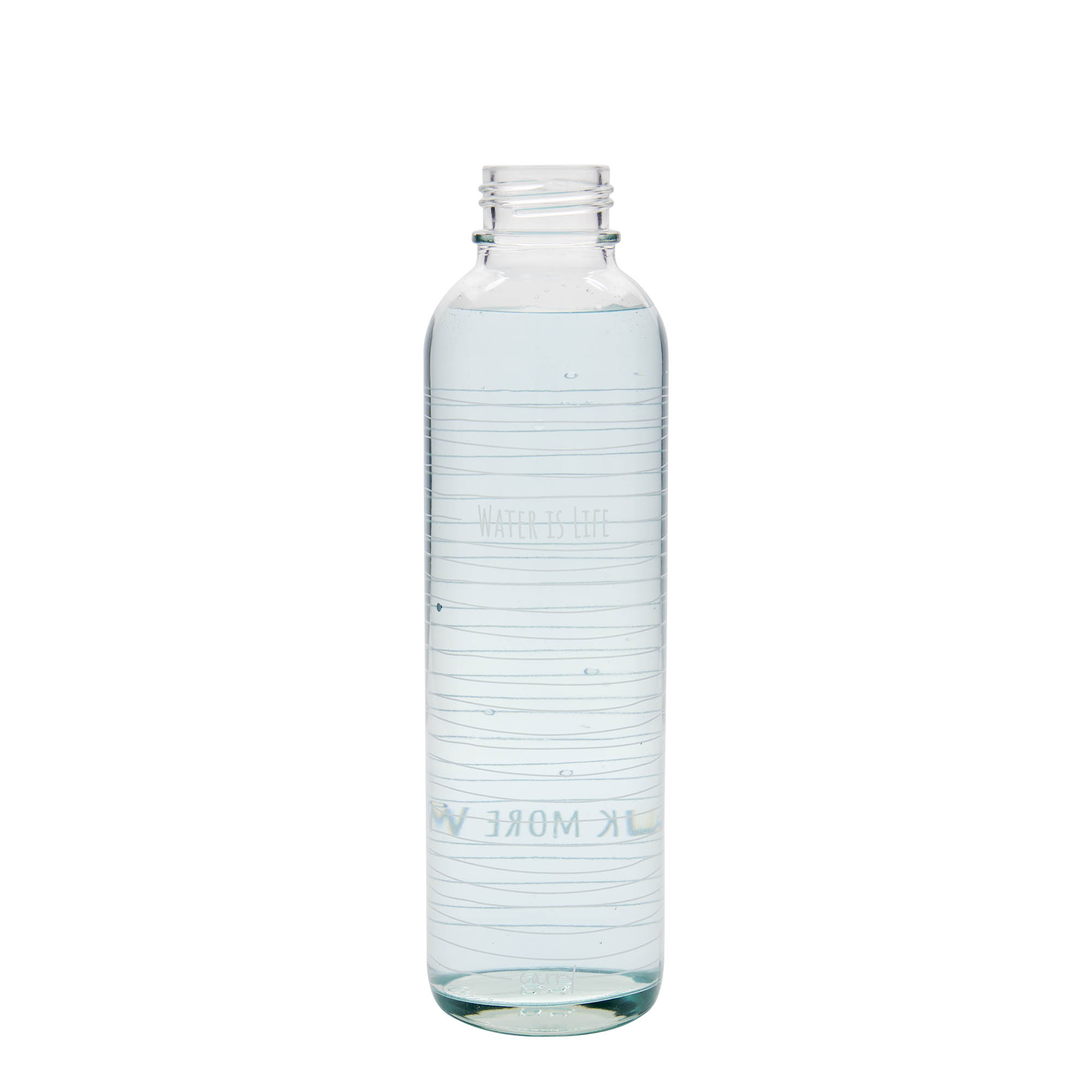 700 ml Trinkflasche CARRY Bottle „Water is Life“, Mündung: Schraubverschluss