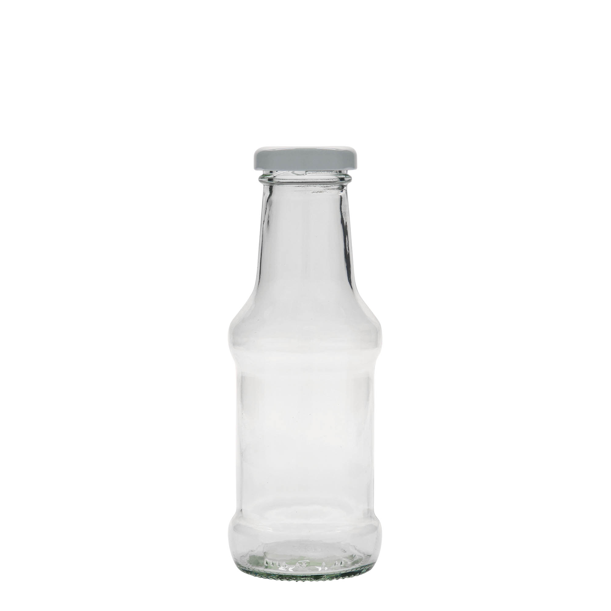 250 ml Soßenflasche, Glas, Mündung: Twist-Off (TO 38) 250 ml Soßenflasche, Glas, Mündung: Twist-Off (TO 38)