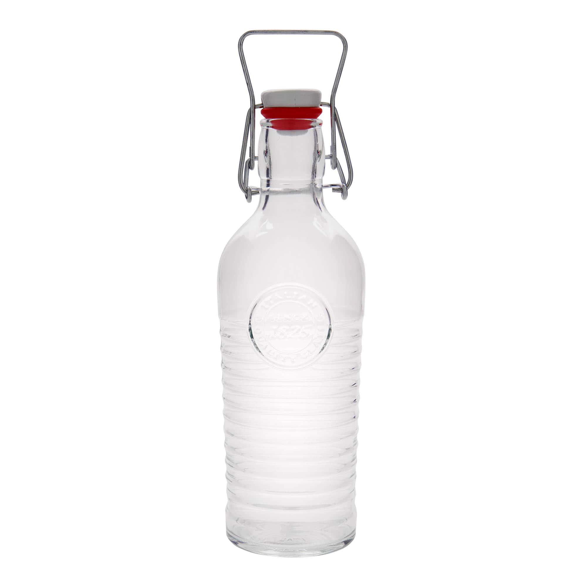 750 ml Glasflasche „Officina 1825“, Mündung: Bügelverschluss