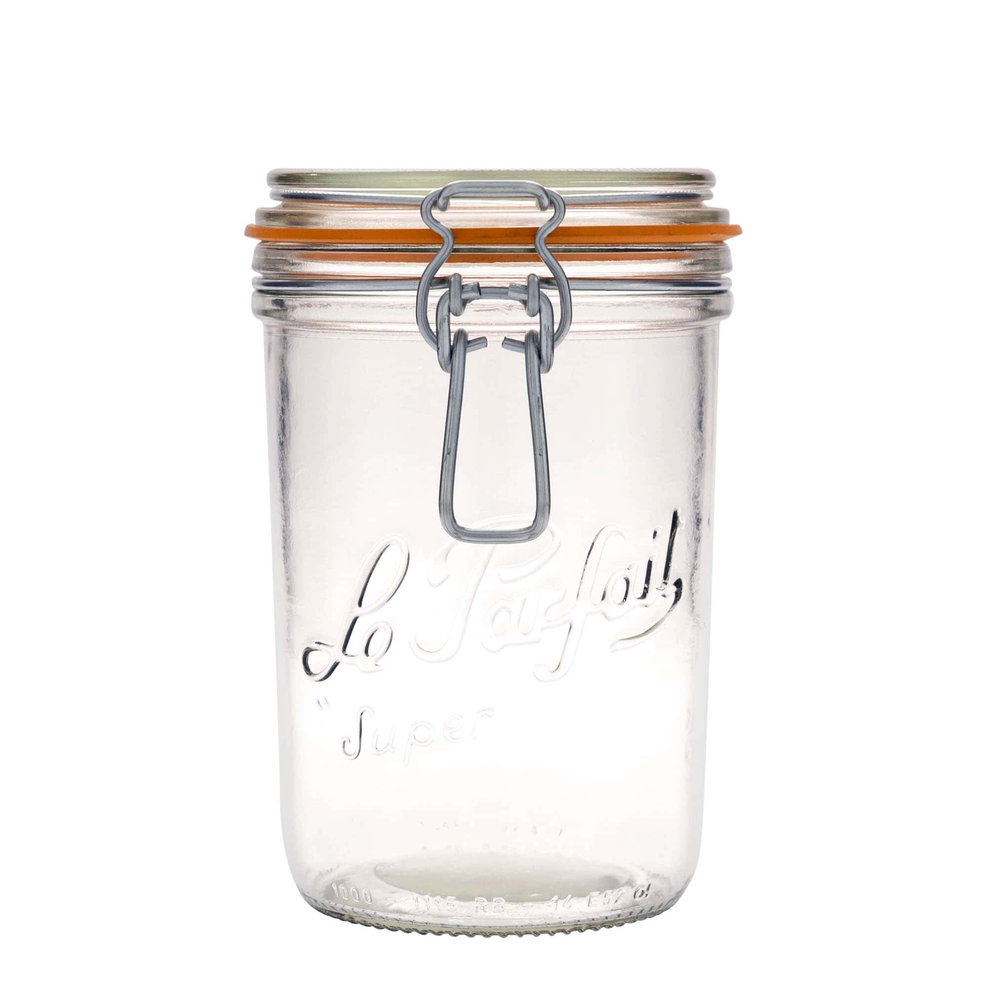 1.000 ml Drahtbügelglas „Le Parfait Super Terrine“, Mündung: Drahtbügelverschluss