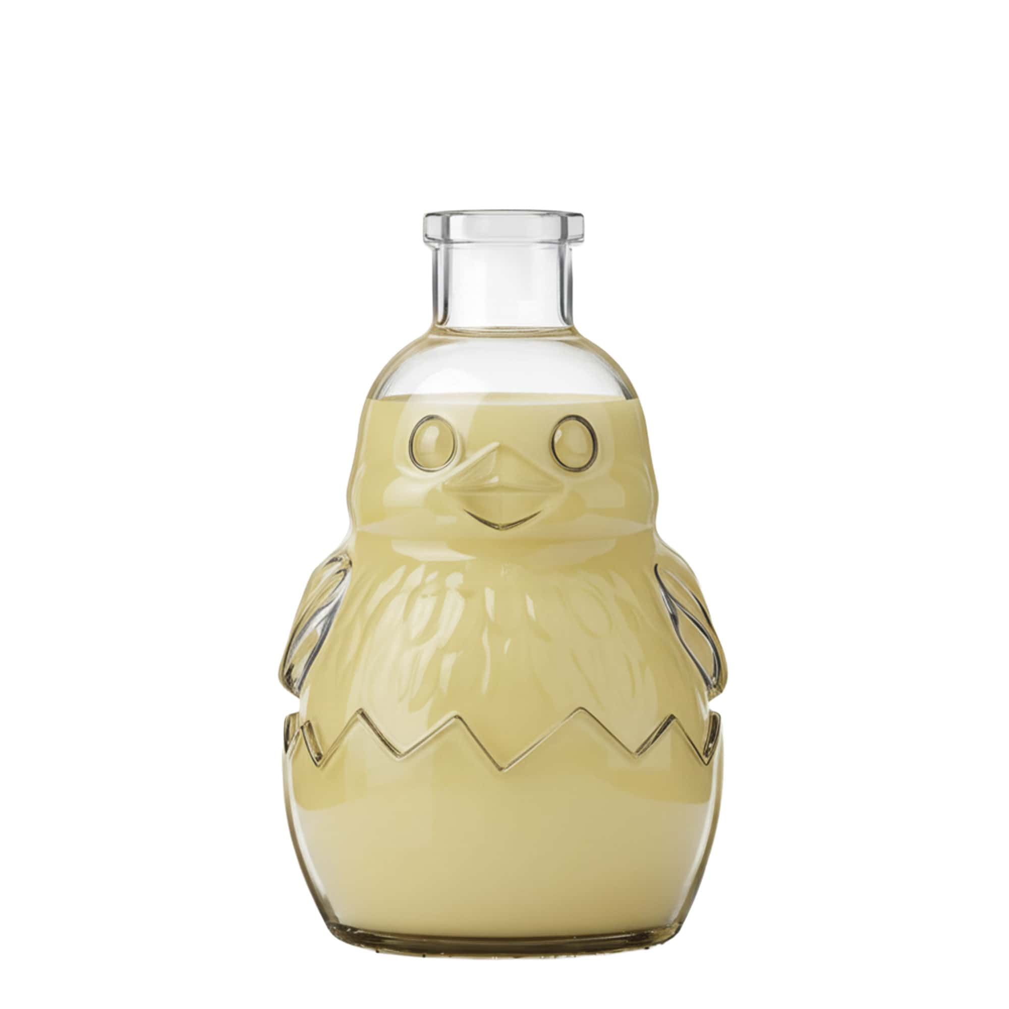 200 ml Glasflasche „Küken“, Mündung: Kork