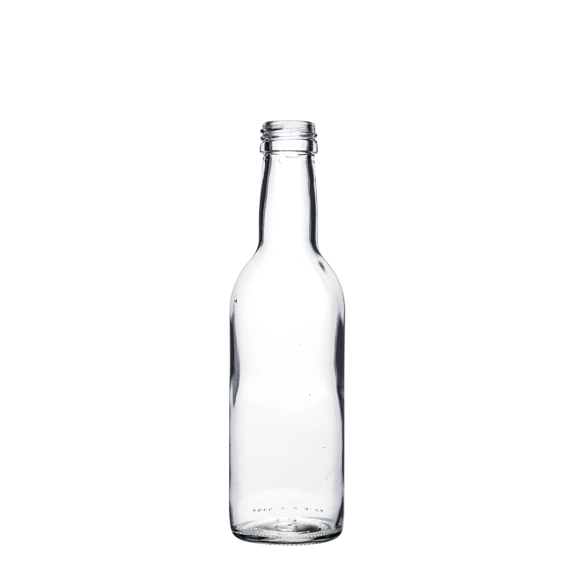 250 ml Glasflasche „Bordeaux“, Mündung: PP 28