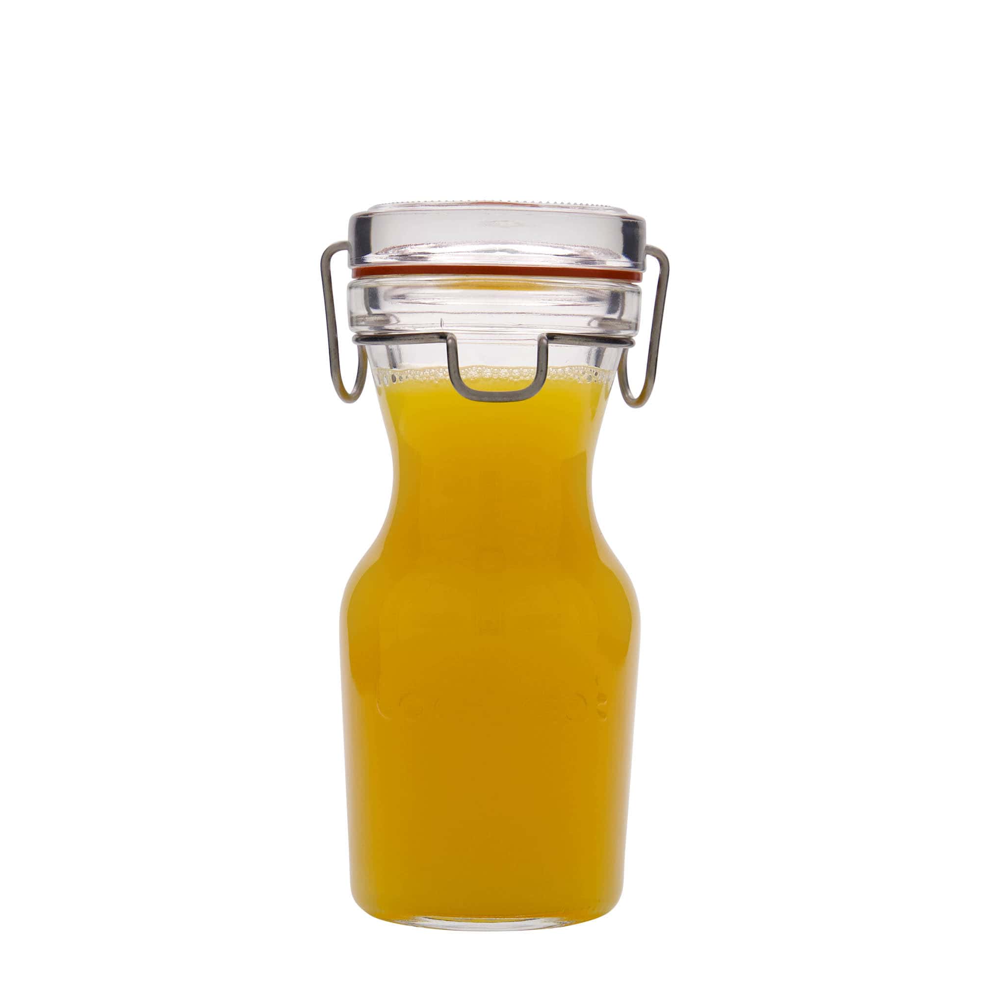 250 ml Glaskaraffe „Lock-Eat“, Mündung: Drahtbügelverschluss
