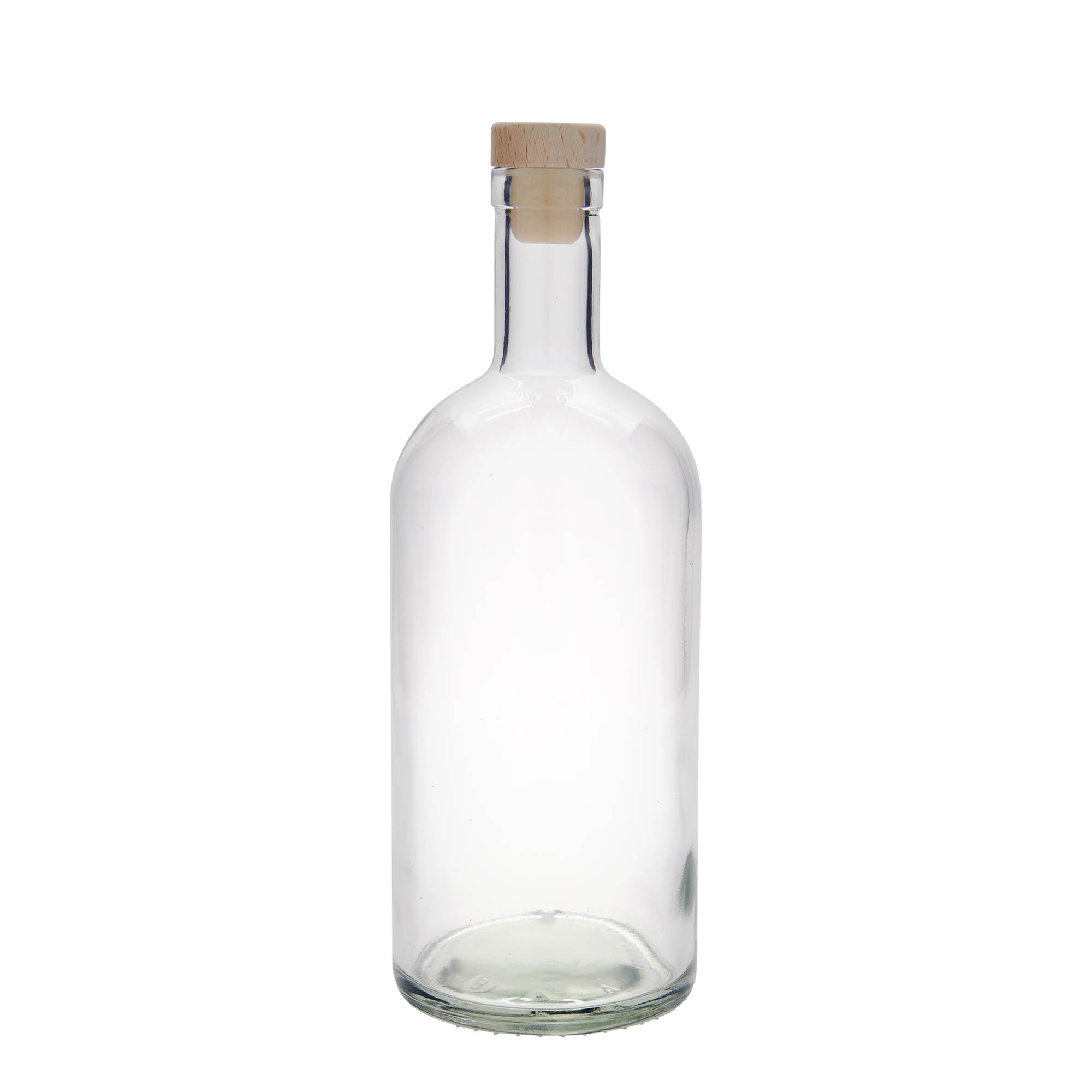 1000 ml Glasflasche 'Gerardino', Mündung: Kork 1000 ml Glasflasche 'Gerardino', Mündung: Kork
