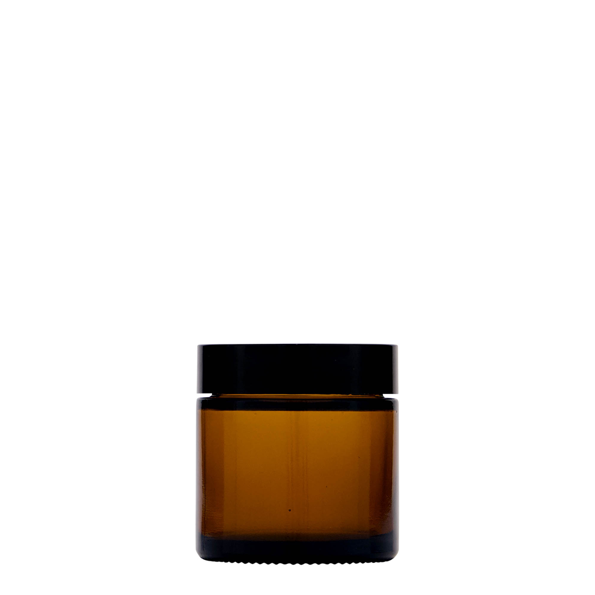 60 ml Tiegel 'Brown Line', Glas, braun, Mündung: Schraubverschluss 60 ml Tiegel 'Brown Line', Glas, braun, Mündung: Schraubverschluss
