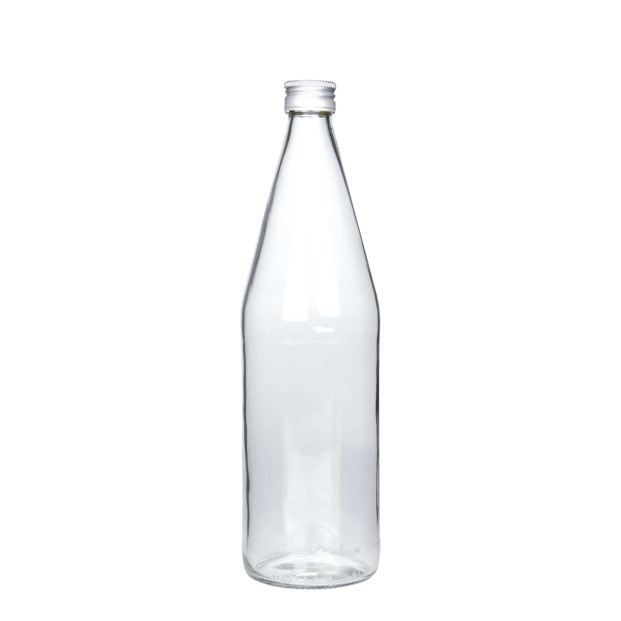 750 ml Universalflasche Karottenform, Glas, Mündung: PP 28 750 ml Universalflasche Karottenform, Glas, Mündung: PP 28