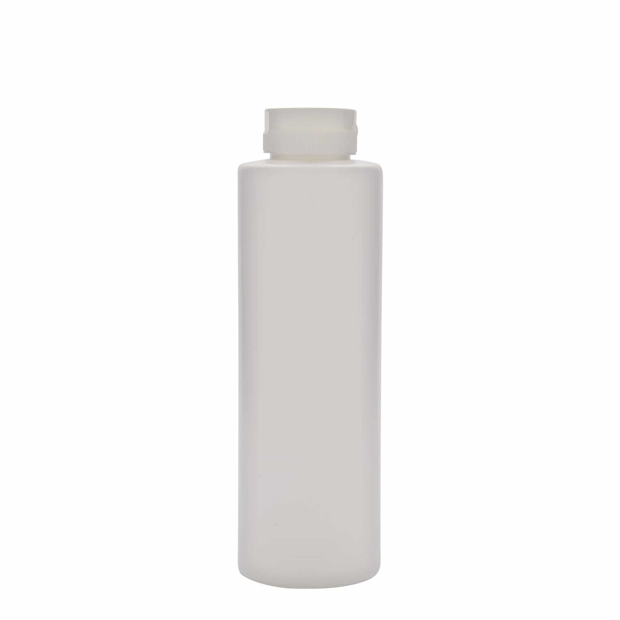 500 ml Soßenflasche, LDPE-Kunststoff, weiß, Mündung: 38/400