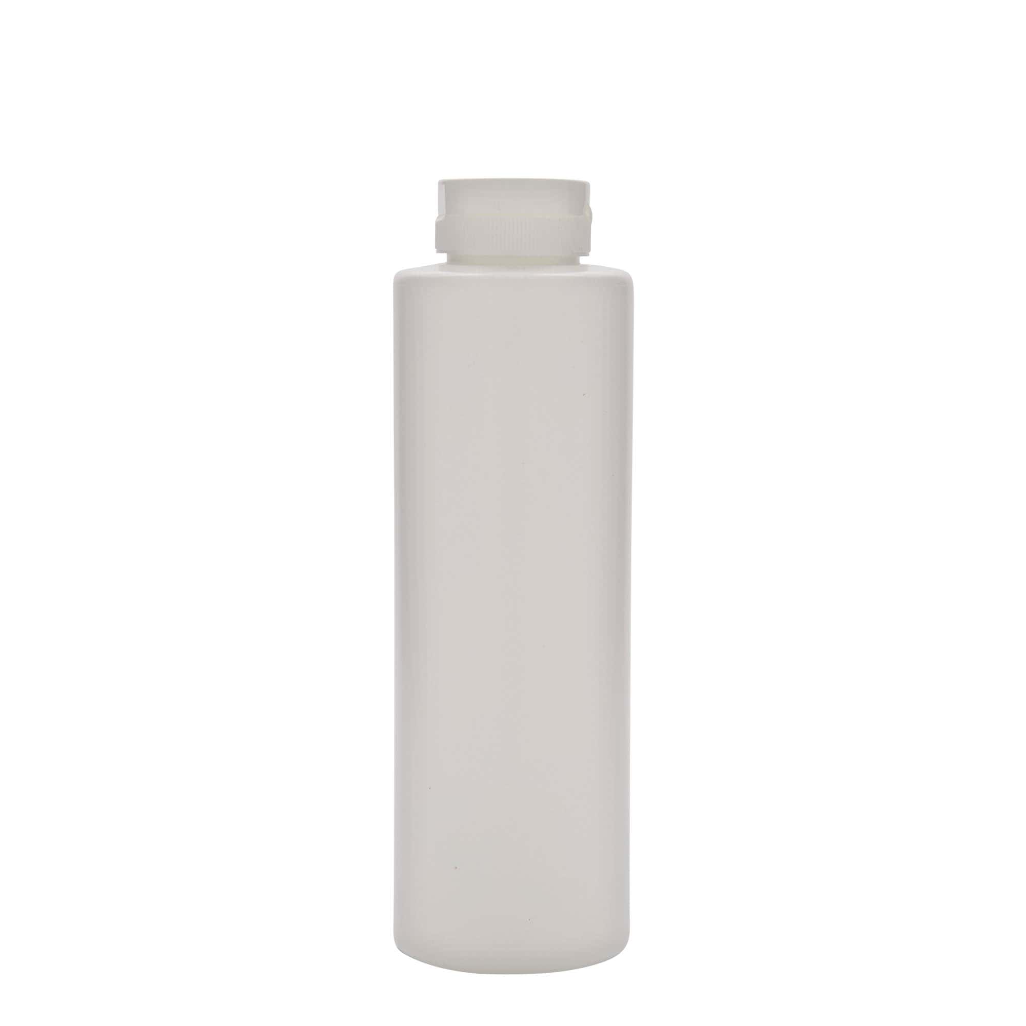 500 ml Soßenflasche, LDPE-Kunststoff, weiß, Mündung:  38/400