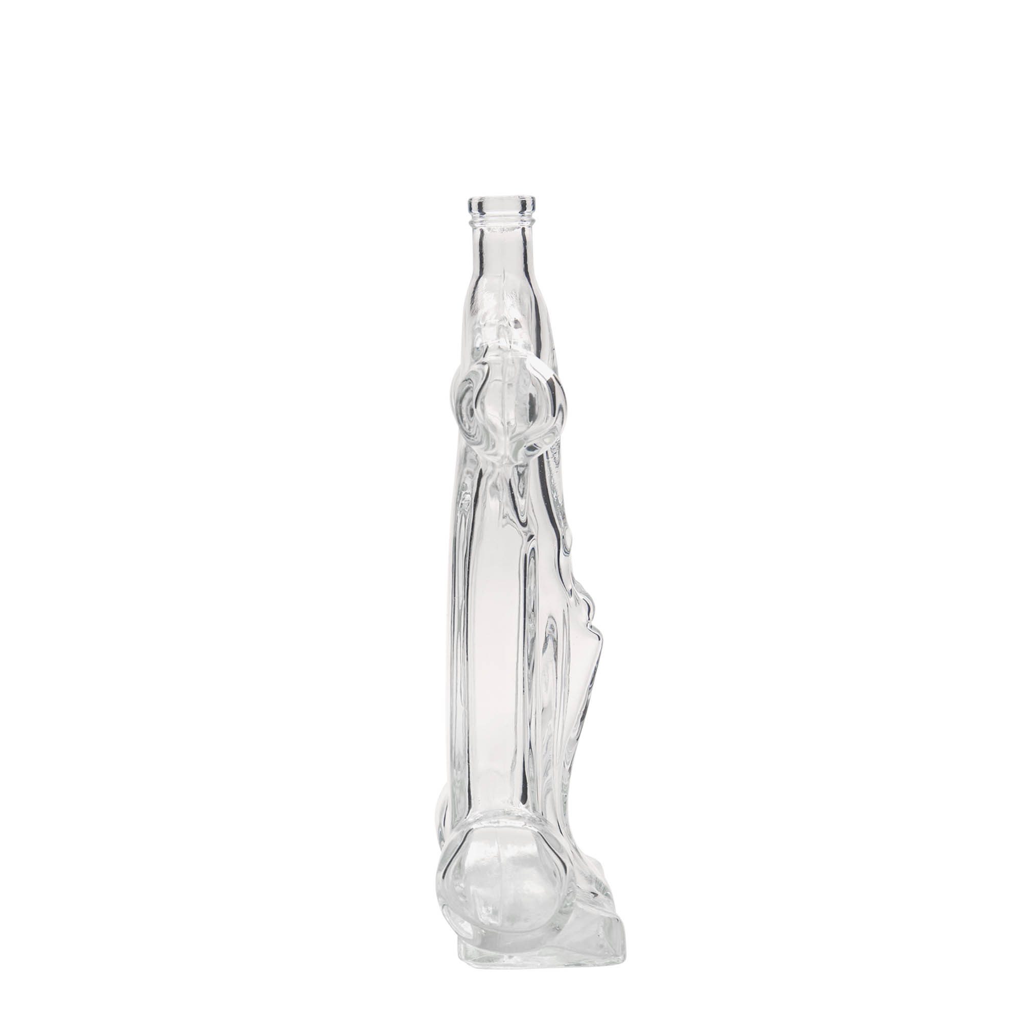 200 ml Glasflasche „Rennwagen“, Mündung: Kork