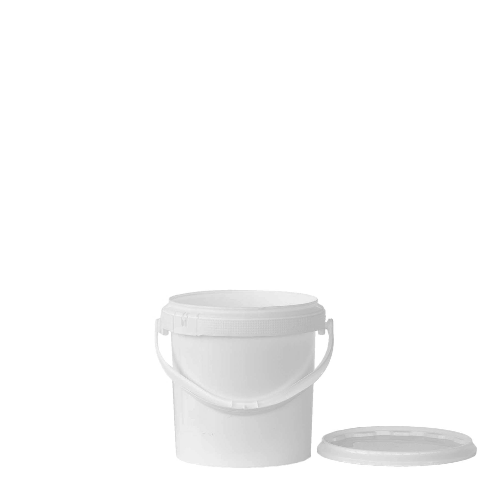 1,8 l Eimer, PP-Kunststoff, weiß 1,8 l Eimer, PP-Kunststoff, weiß