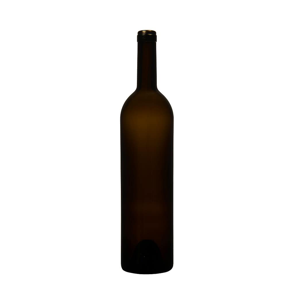 750 ml Weinflasche „Liberty“, antikgrün, Mündung: Kork