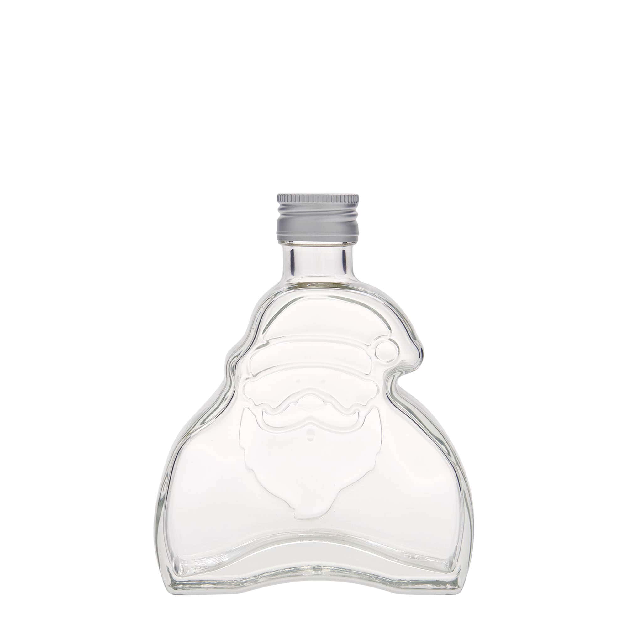 200 ml Glasflasche „Santa Claus“, Mündung: PP 28