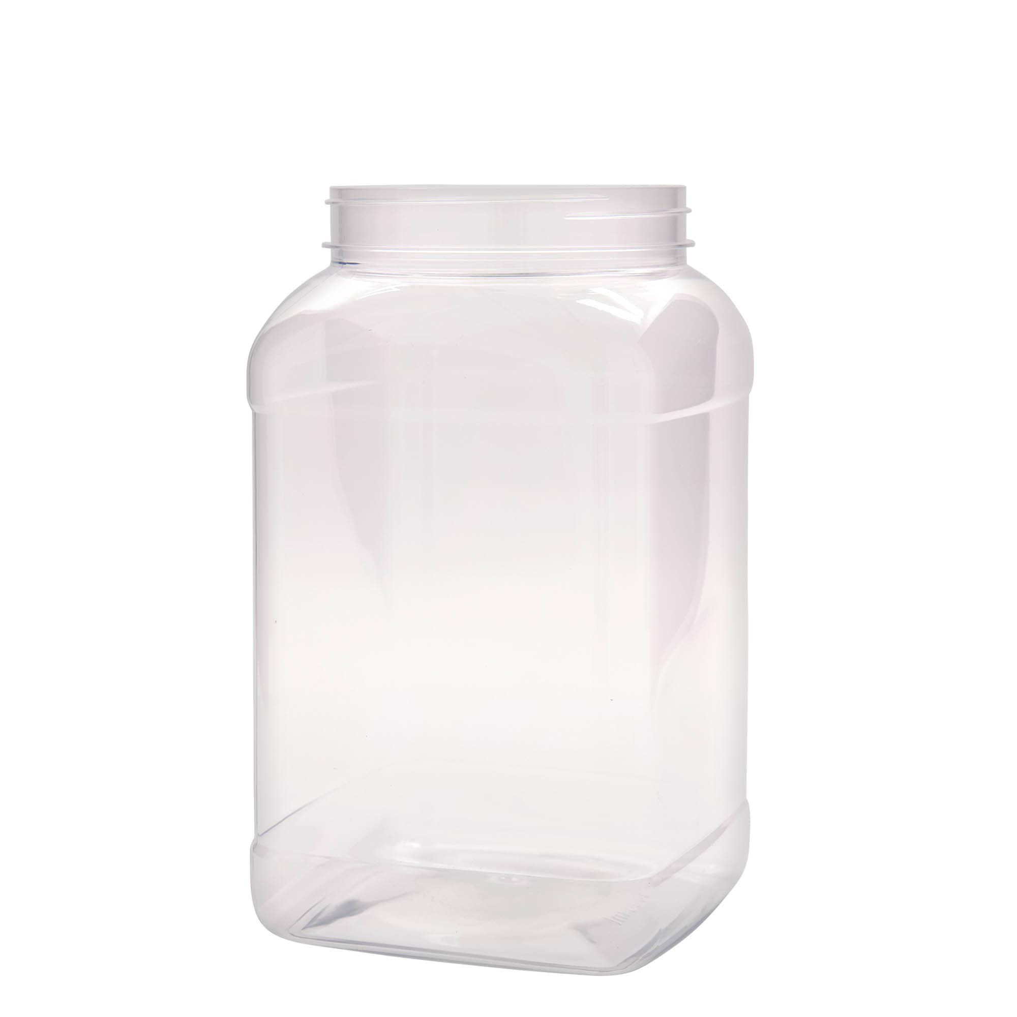 3.000 ml PET-Dose „Dana“, quadratisch, Kunststoff, Mündung: 110/400