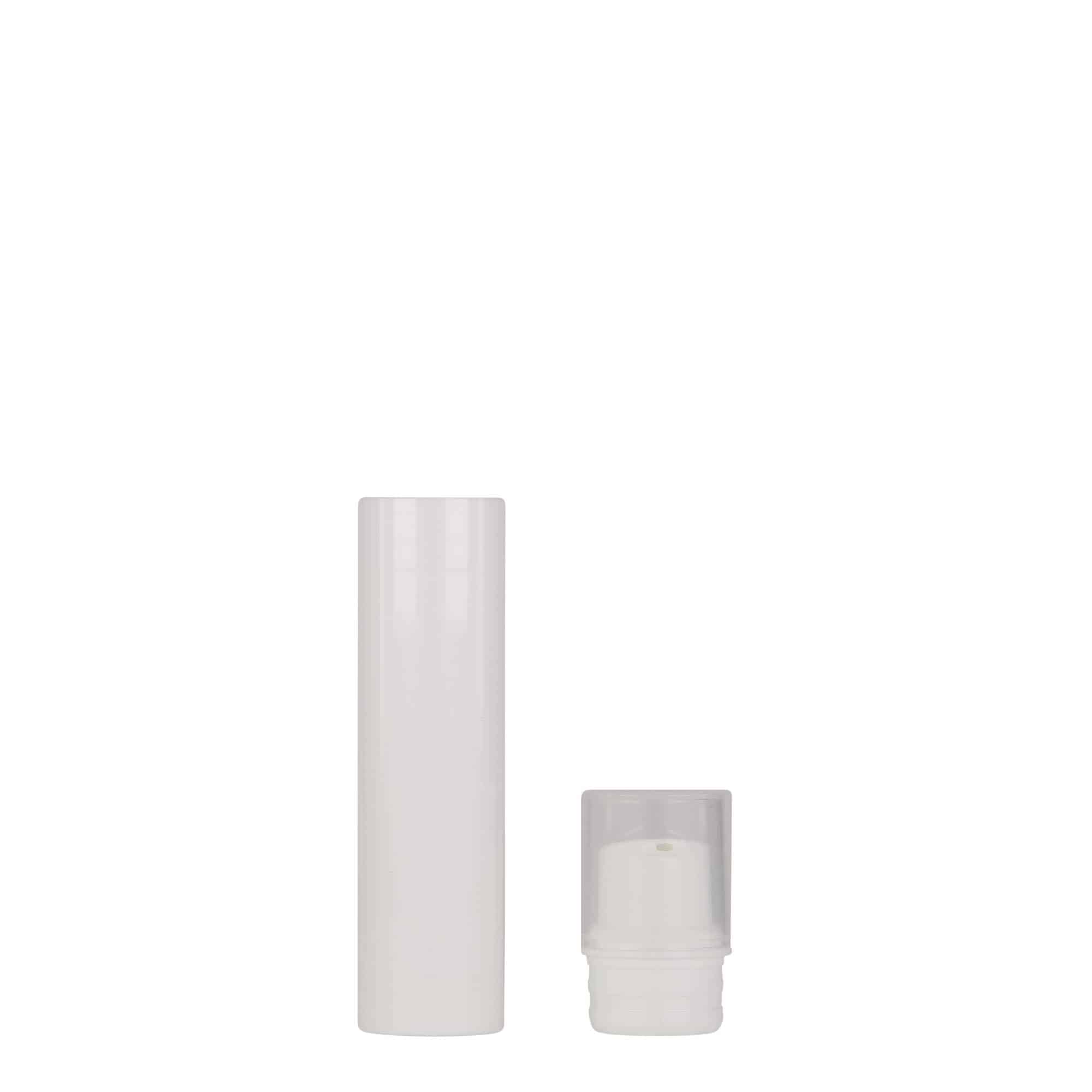 15 ml Airless Dispenser „Nano“, PP-Kunststoff, weiß