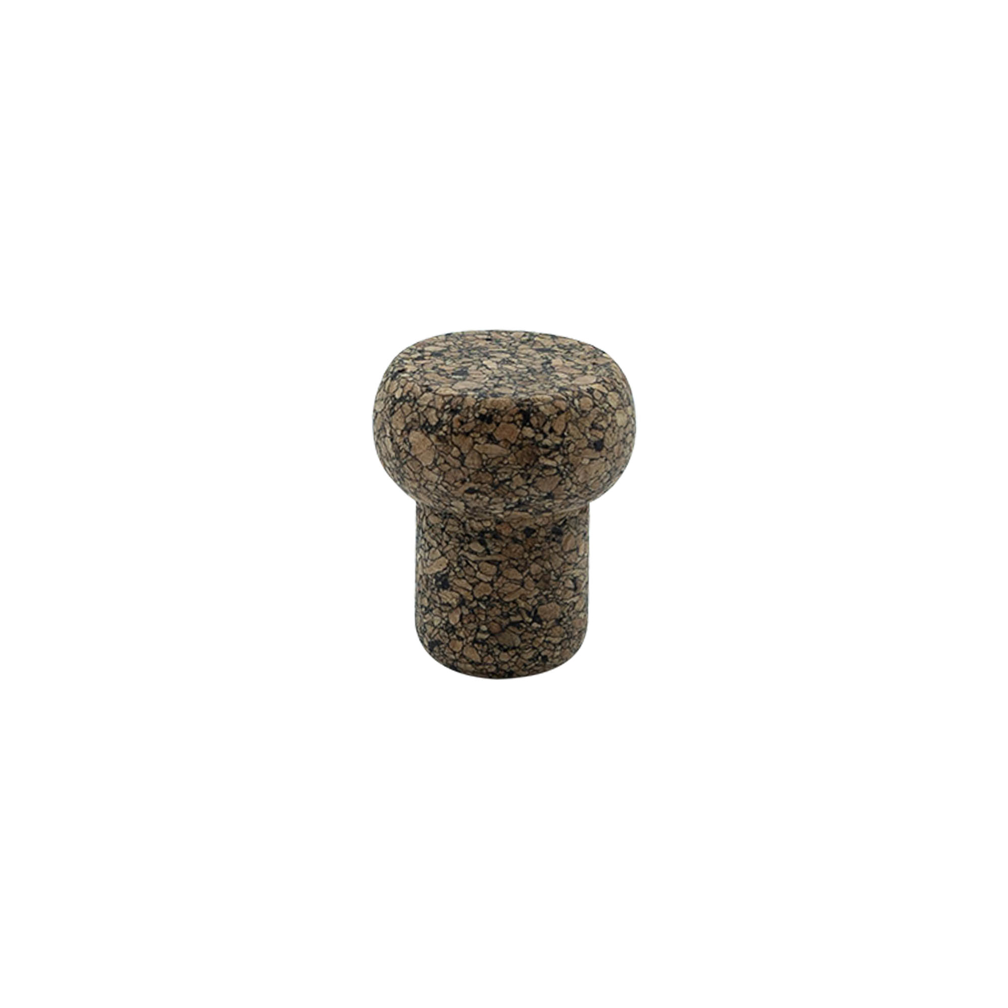 Griffkorken „Barrel“ 19,5 mm, Corkcoal, für Mündung: Kork