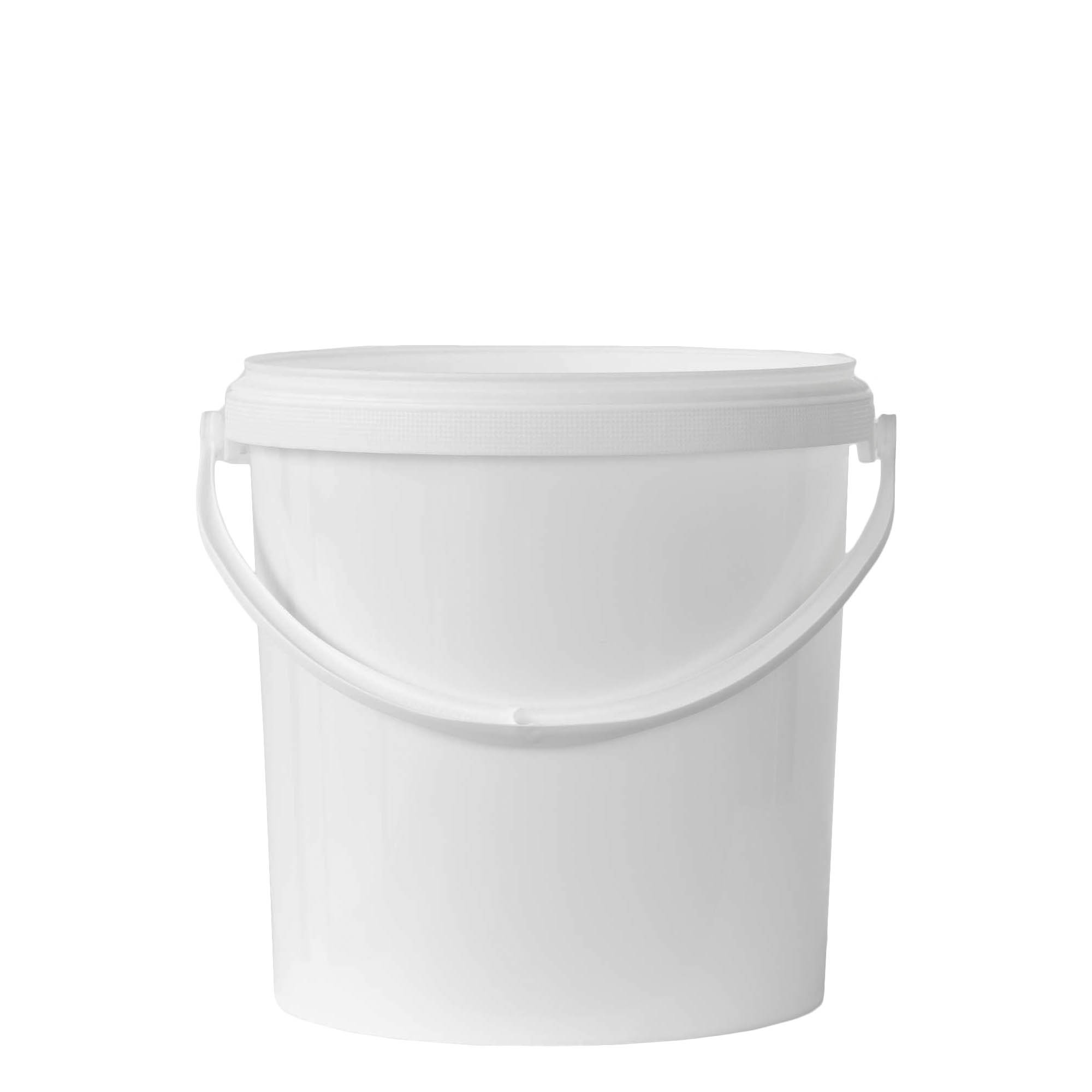 10 l Eimer, PP-Kunststoff, weiß 10 l Eimer, PP-Kunststoff, weiß