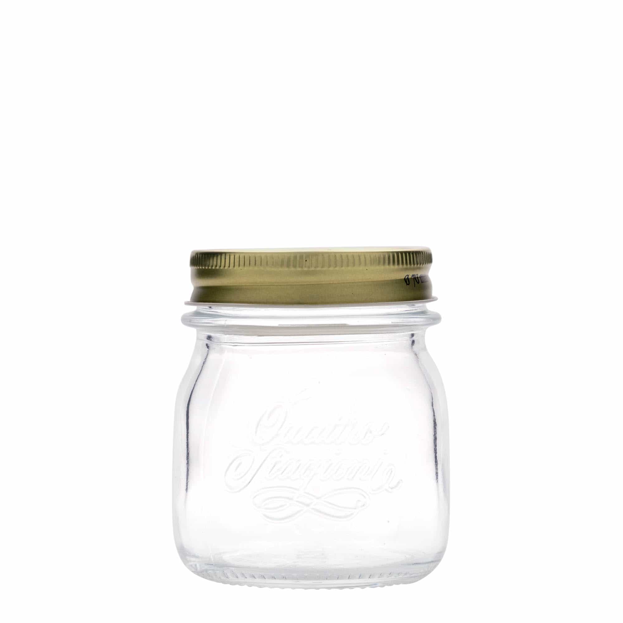 250 ml Glas „Quattro Stagioni“, Mündung: Schraubverschluss